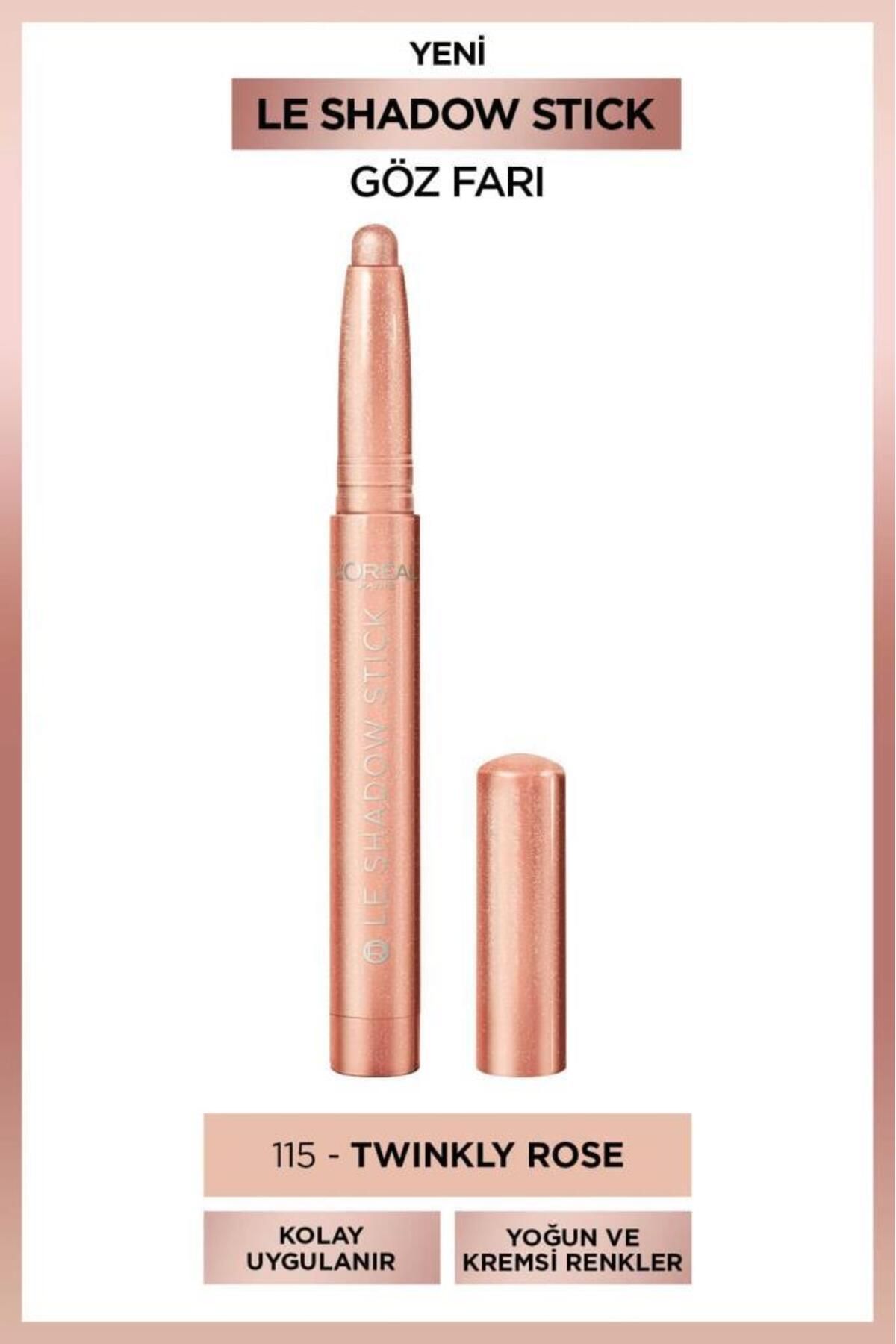 L'Oreal Paris L'Oréal Paris Le Shadow Stick Göz Farı - 115 Twinkly Rose