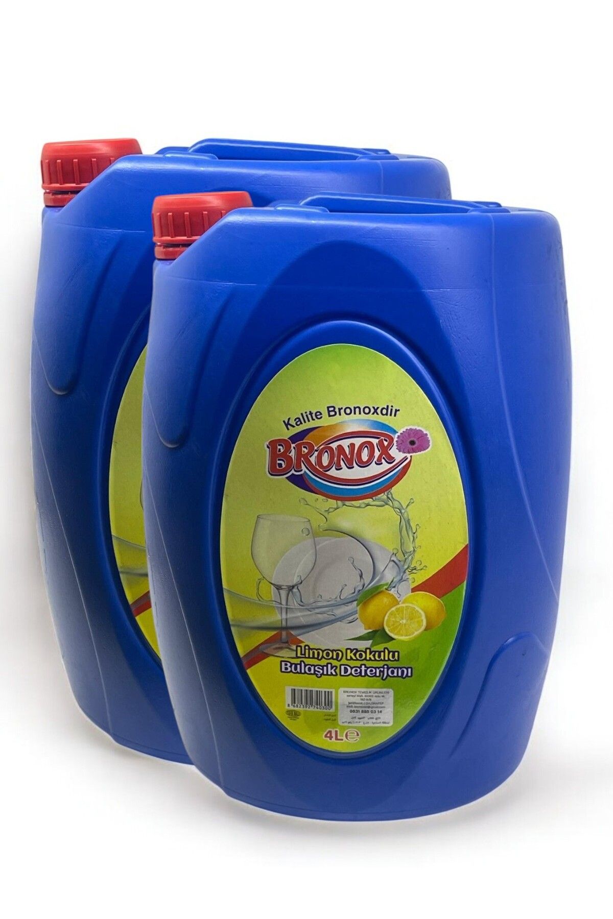 bro nox Limon Kokulu Bulaşık Deterjanı 8 Litre