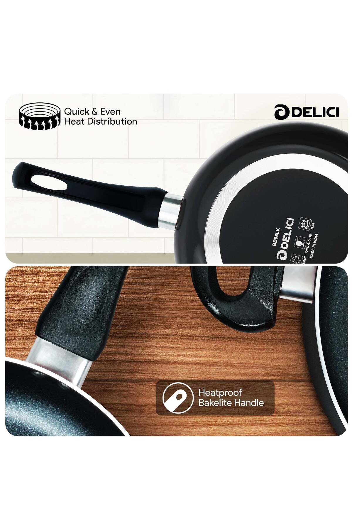 طقم أواني طهي مكون من 8 قطع، طلاء عالي الجودة، مقل...