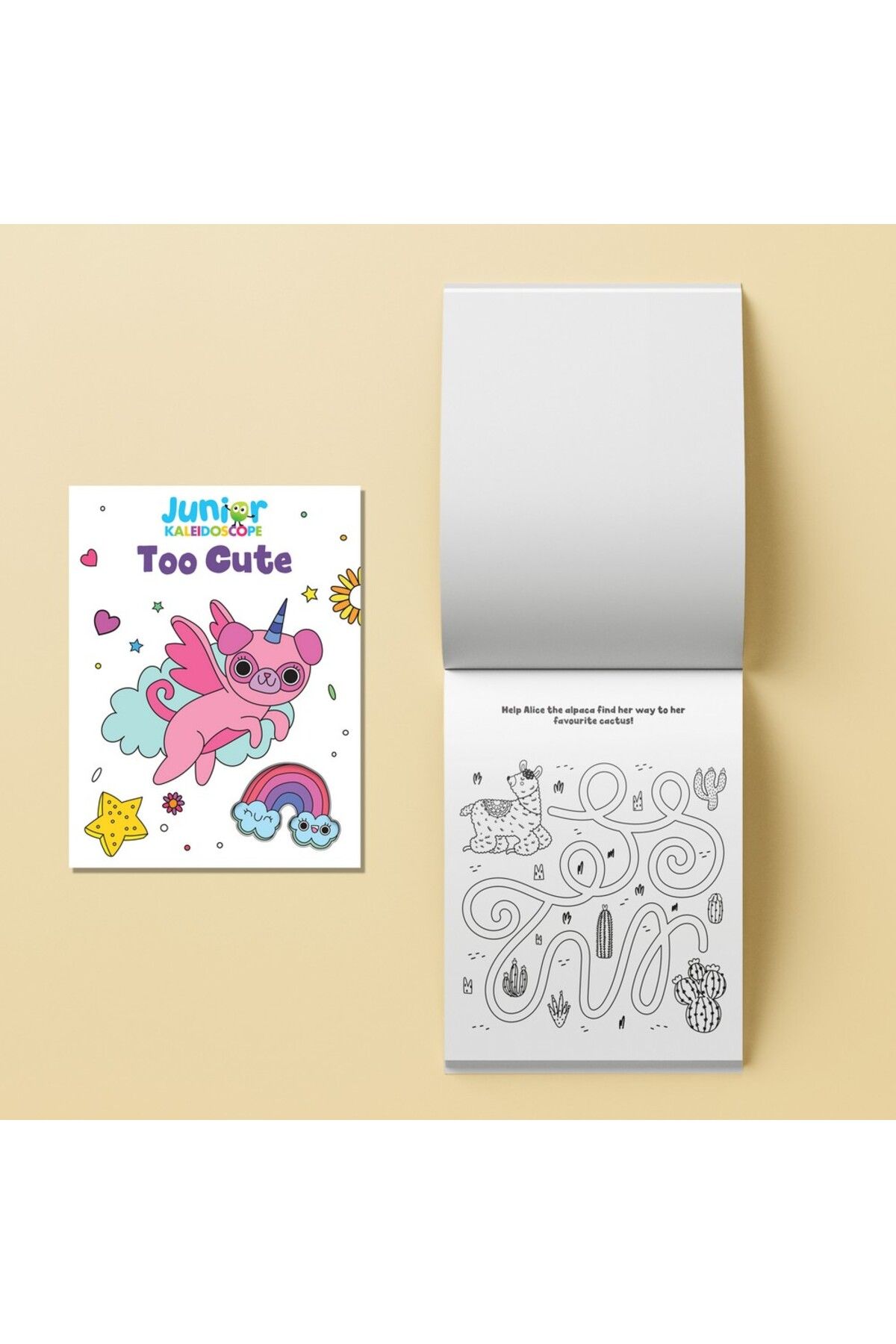 Hinkler-Jr Kaleidoscope Colouring Kit Too Cute 3