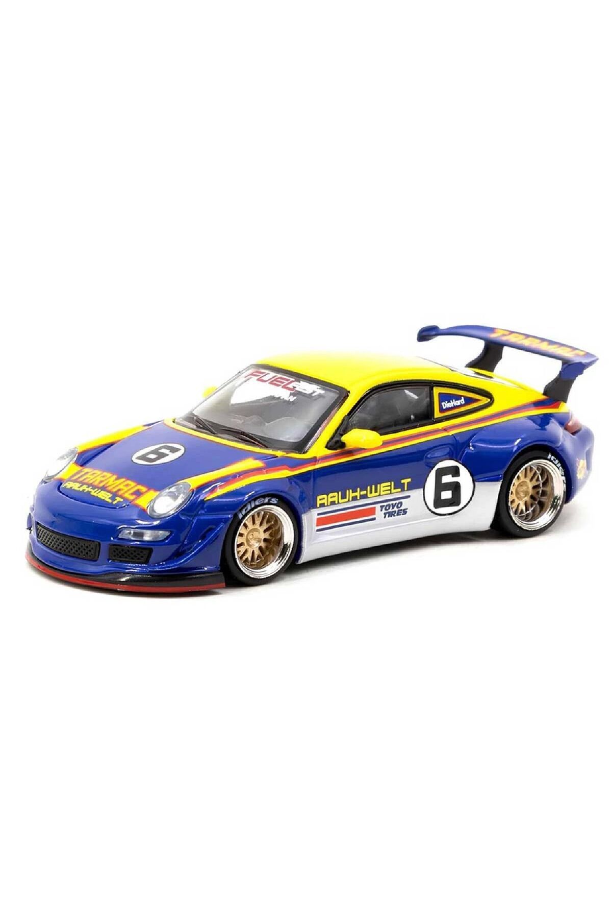 Oyuncakmatik 1:64 Diecast RWB 997 Fuelbest Tokyo 2023 AAUH-Welt Tarmac Model Araba