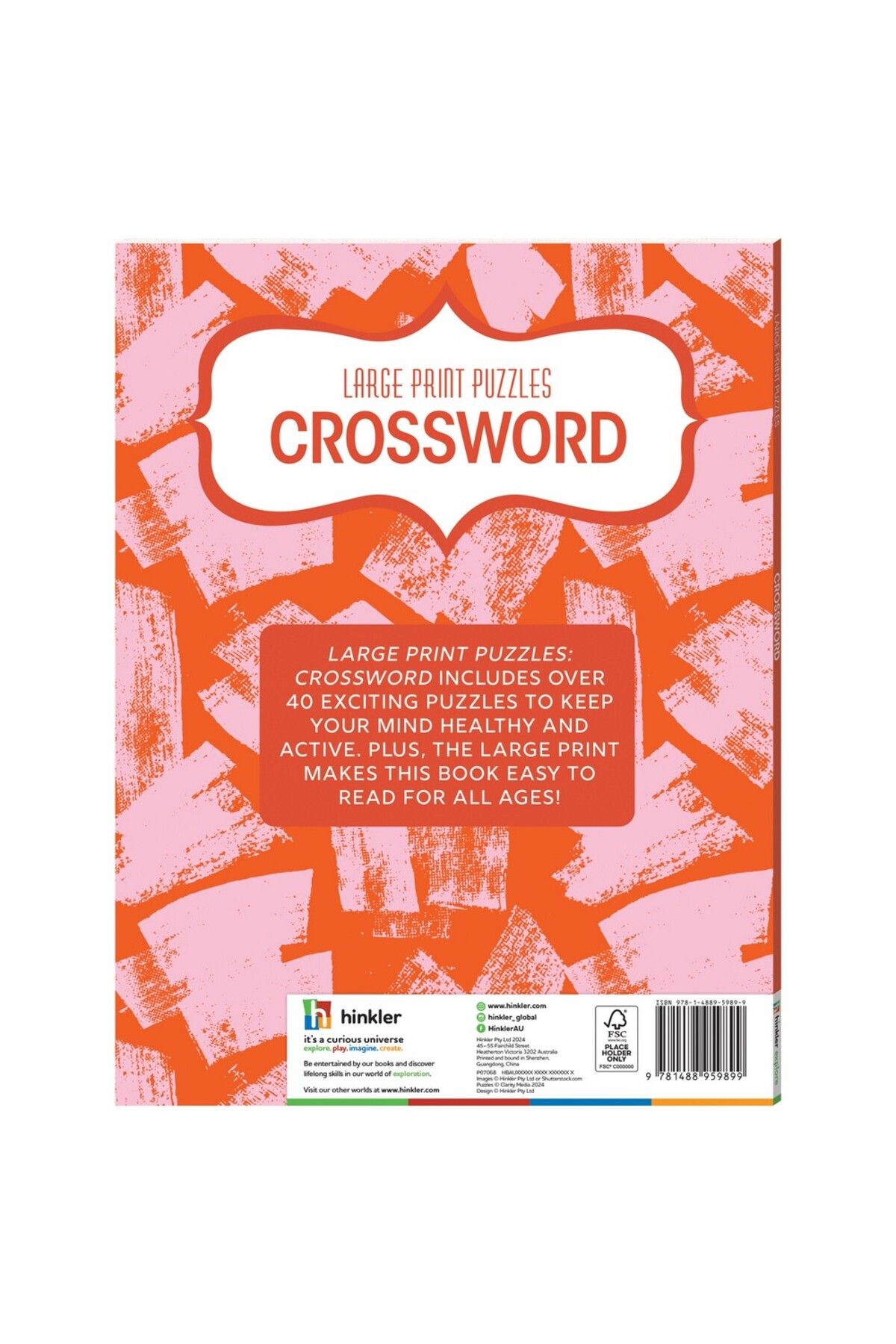 Hinkler-Large Print Puzzles Crosswords 5