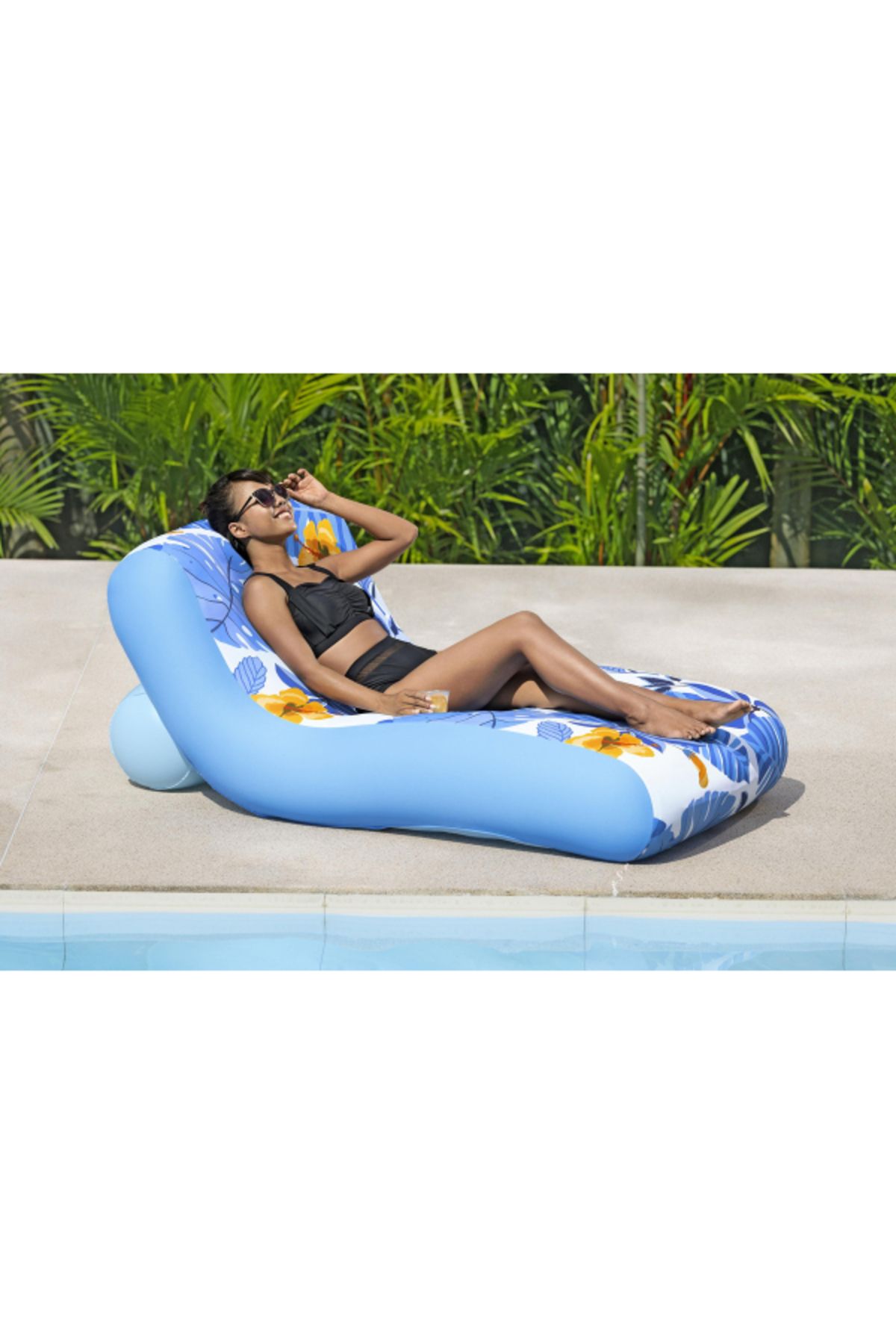 BESTWAY-® 69" x 42"/1.76m x 1.07m Blissful Drifter Fabric Loung 8