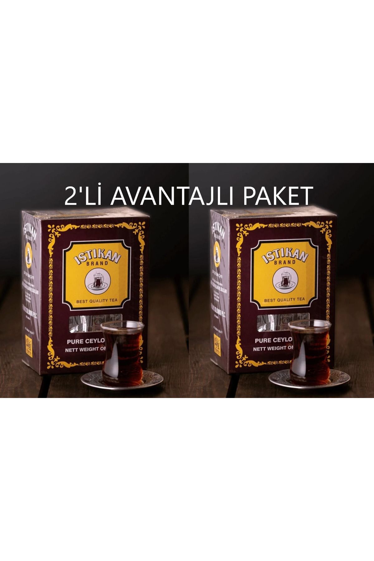 İSTİKAN Istıkan Brand Pure Ceylon Siyah Dökme Çay Tea 1 KG (2 ADET TOPLAM 2 KG)