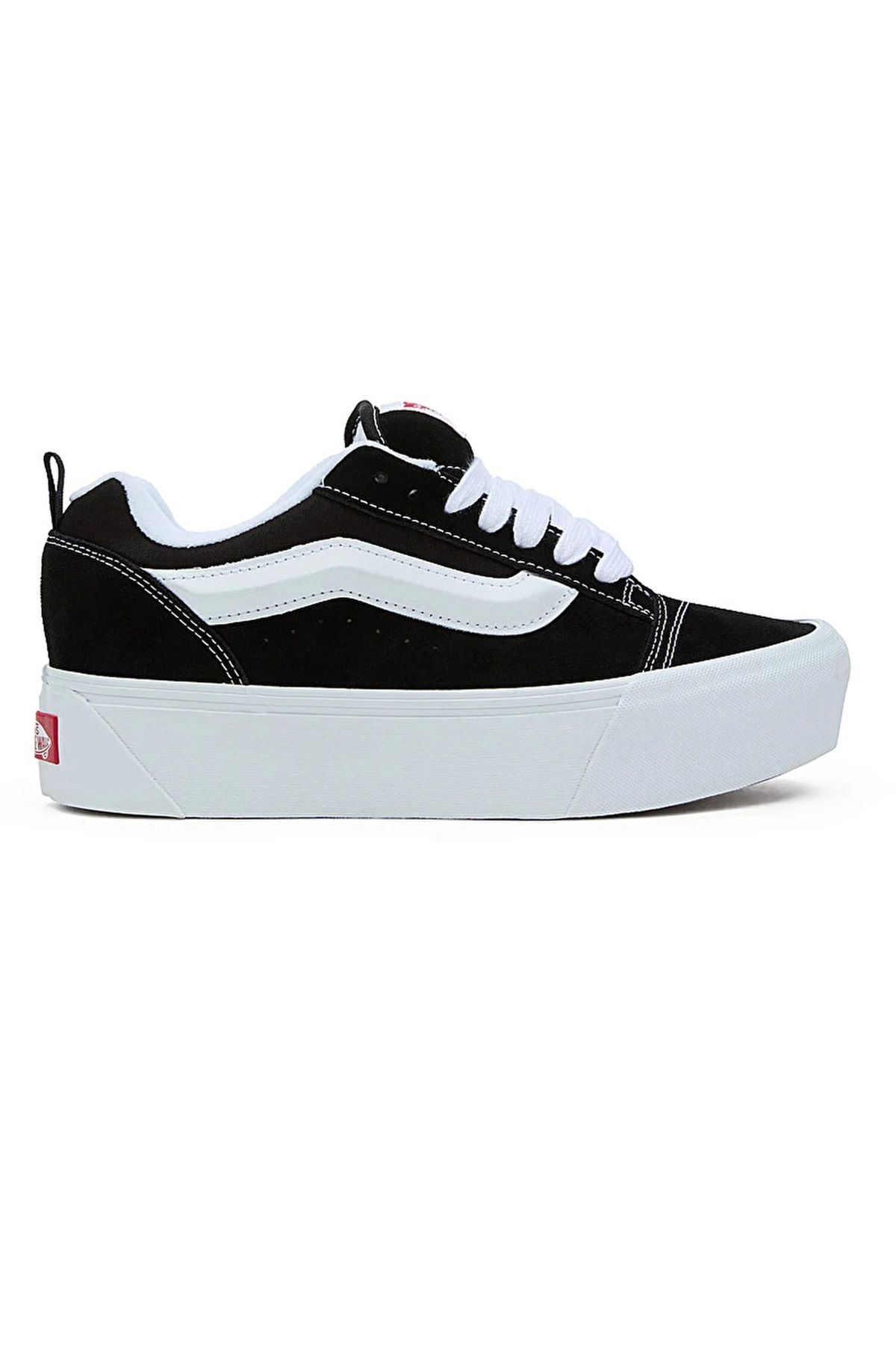Vans-Schwarze Wildleder-Lifestyle-Schuhe für Damen VN000CP66BT1 Knu Stack 3