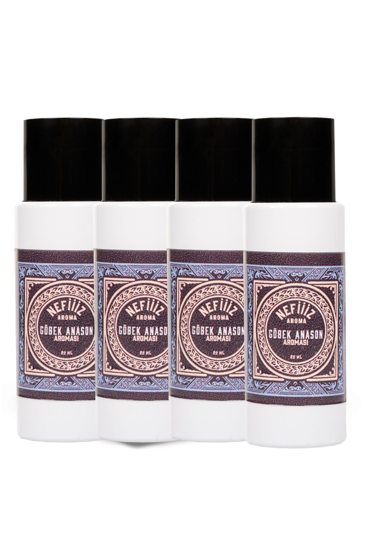 NEFİİİZZ GÖBEK RKI AROMA KİTİ 20 ml ( 4lü Avantaj Paketi )