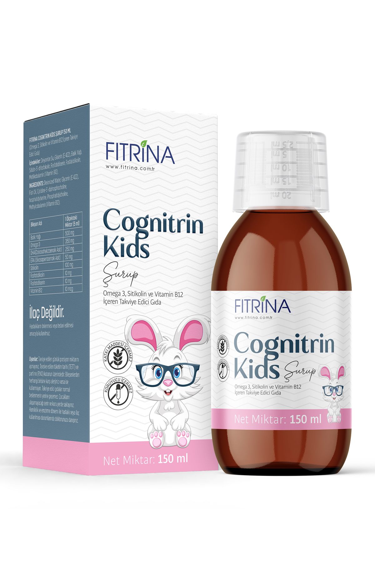 FITRİNA COGNITRIN KİDS ŞURUP 150 ML