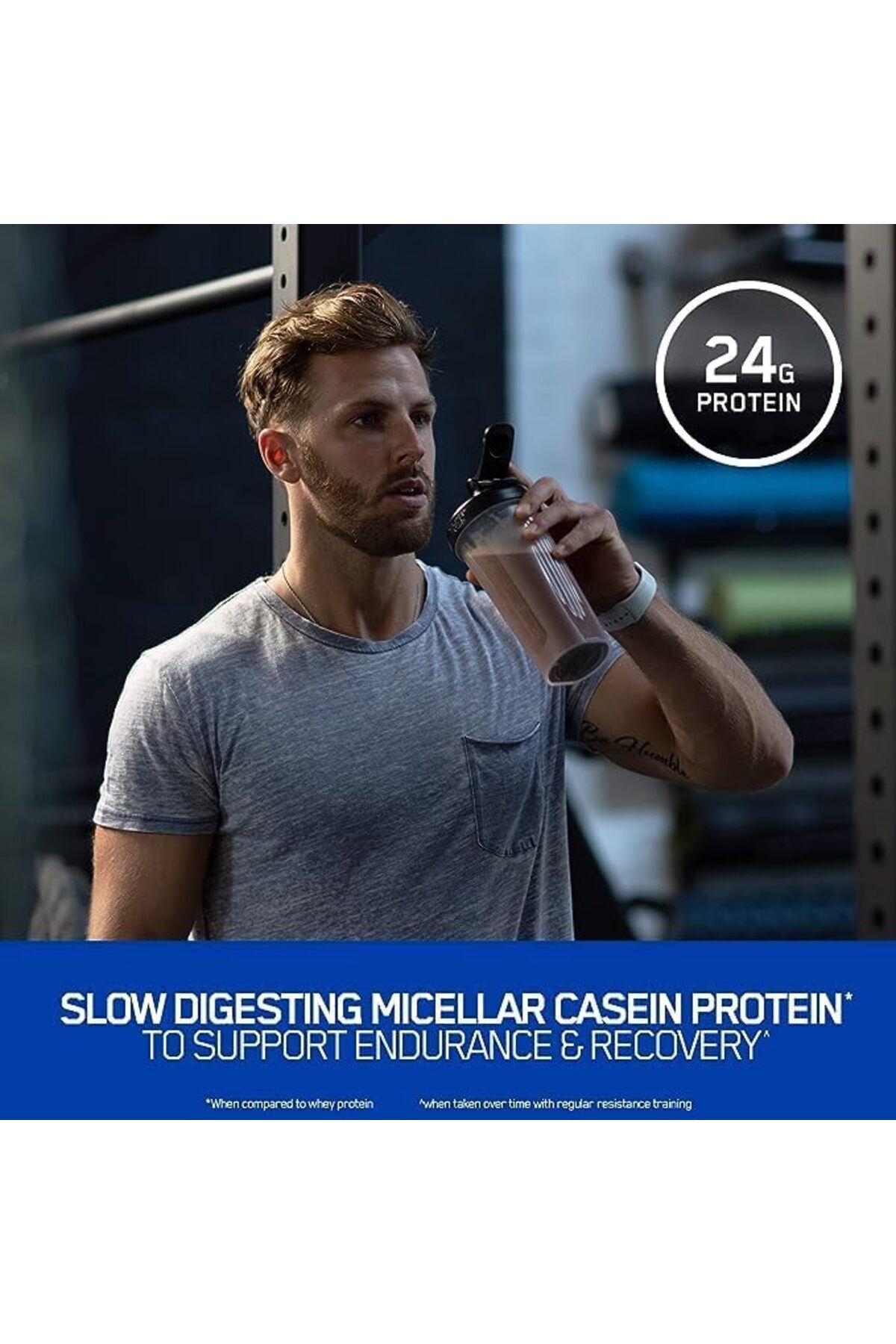 Optimum Nutrition-Gold Standard 100% Casein, Chocolate Supreme, 4 LB 4