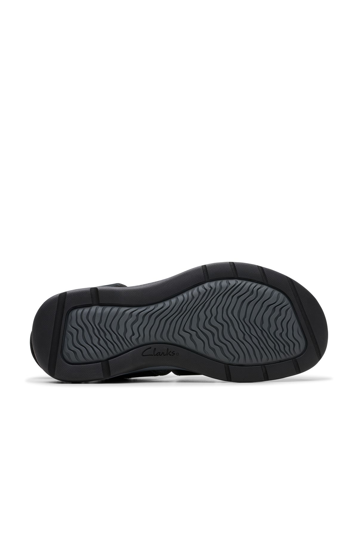 CLARKS-Black Genuine leather Sandals For Mens 3
