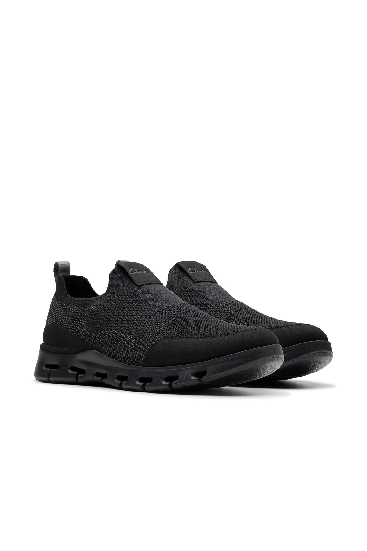 CLARKS-Clarks Black Trainers Mens Shoes 4