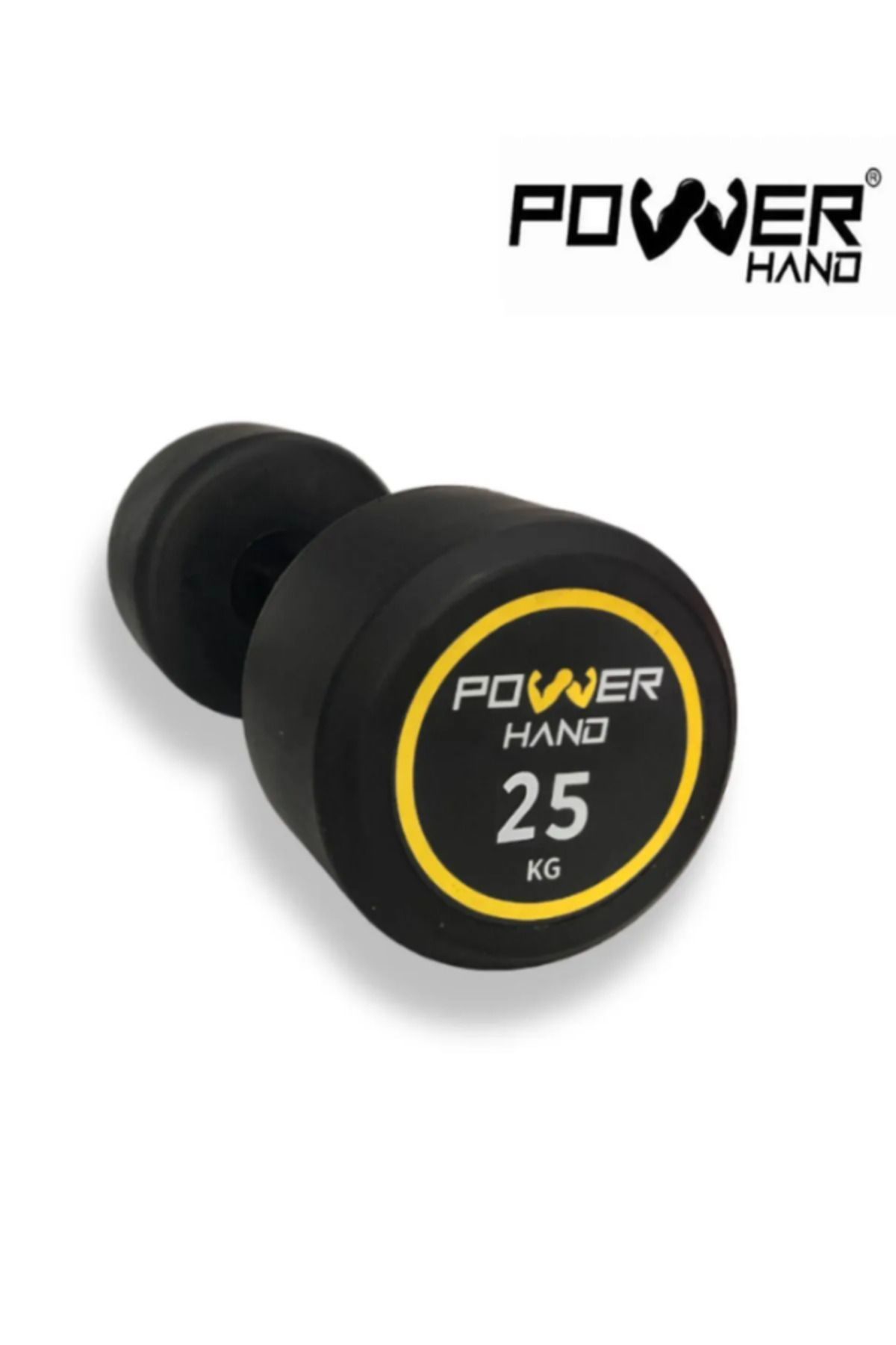 Powerhand Pro Black Series Kauçuk Dambıl 25 KG - 1  adet