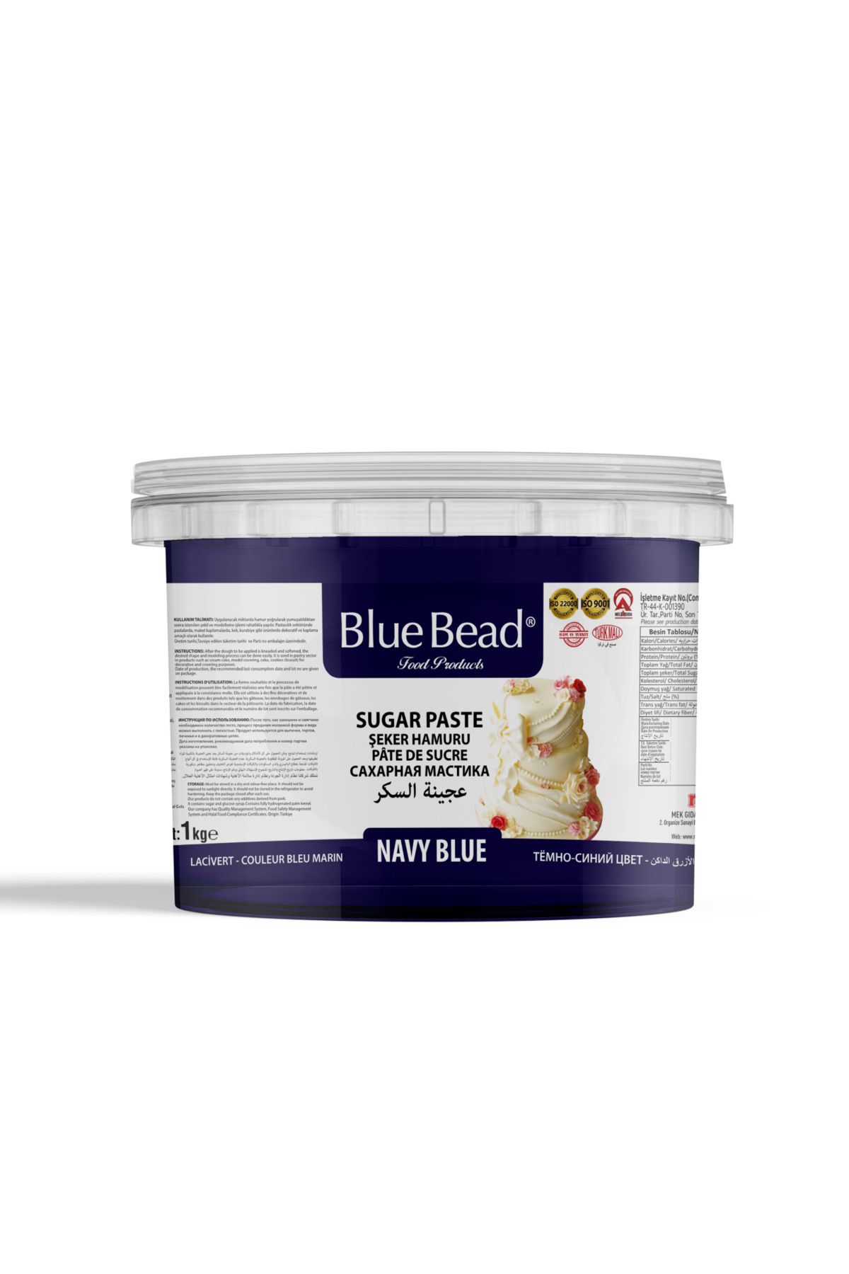 Blue Bead Lacivert Şeker Hamuru 1 kg