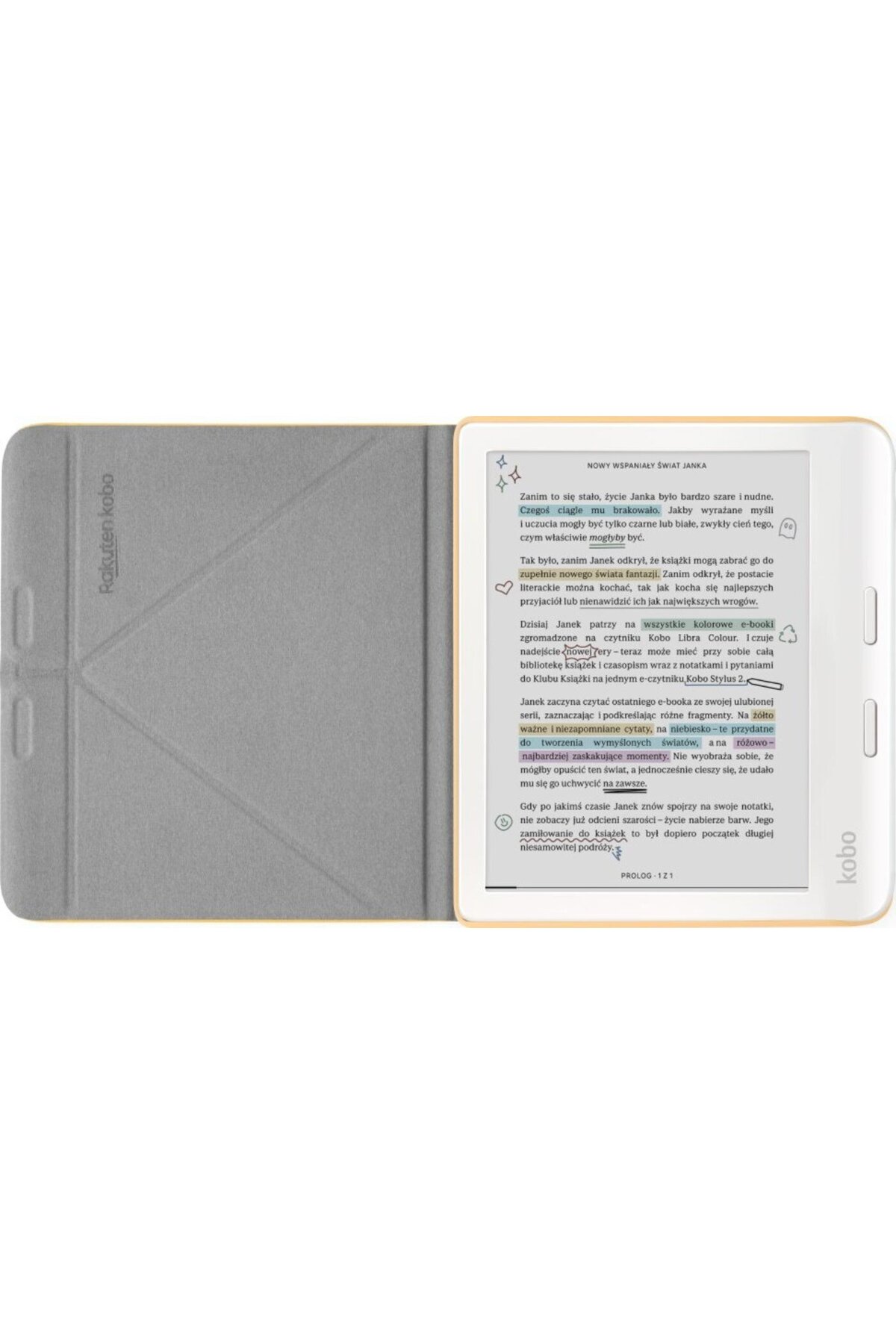 Kobo Libra Colour Orijinal SleepCover Sarı - Fiyatı, Yorumları