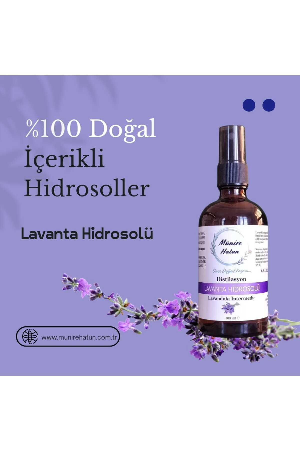 Münire Hatun Önce Doğal Yaşam Lavanta Angustifolia Hidrosolü 100 ml