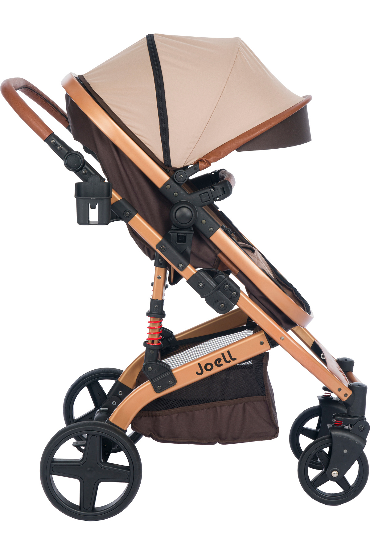Joell Truva 1712 Travel Sistem Bebek Arabası Kahve fotoğrafı 4 (önizleme)