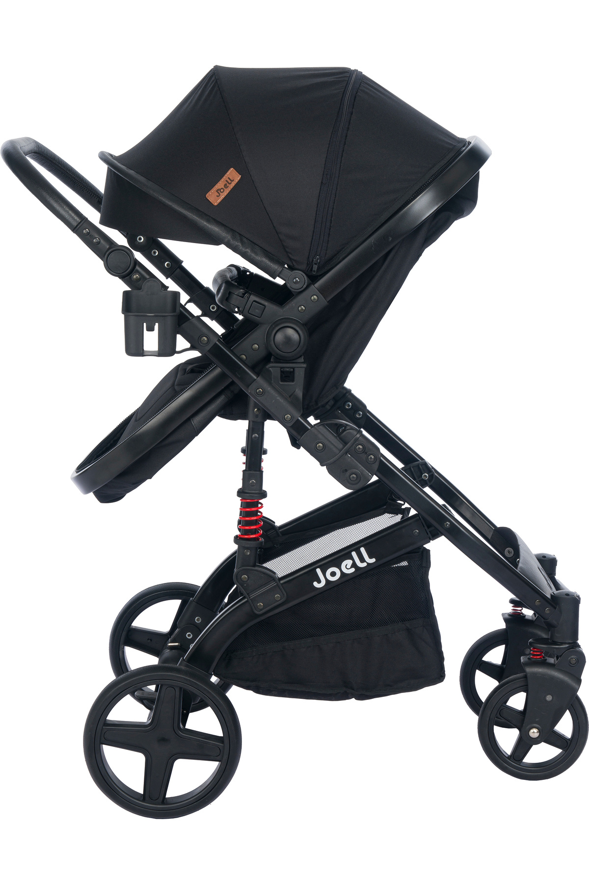 Joell Truva 1712 Travel Sistem Bebek Arabası Full Black fotoğrafı 6 (önizleme)