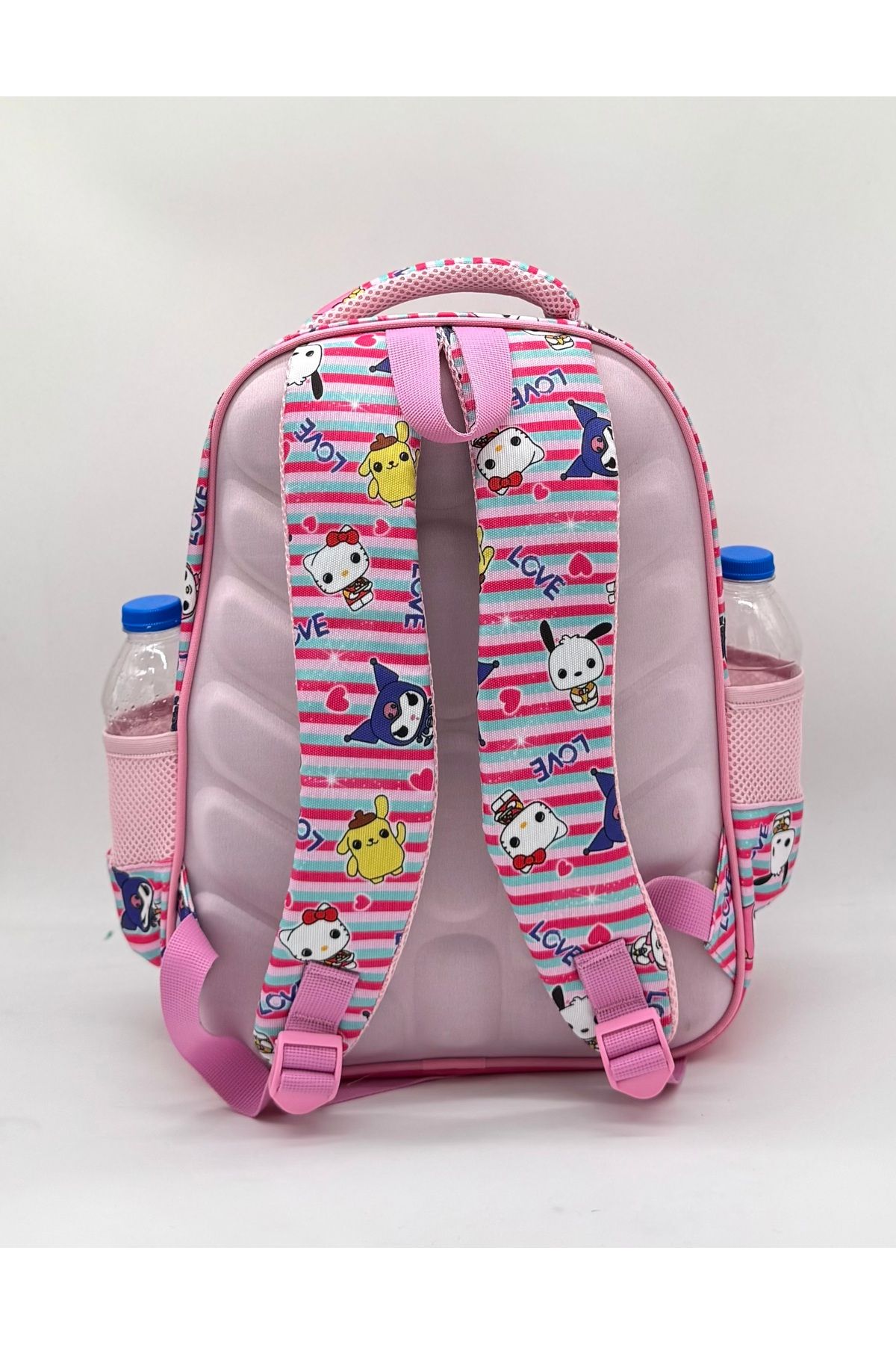 Bevitton-First School Bag - Set of 2, Character Pattern, Colorful Fuchsia, Girls' Set 5
