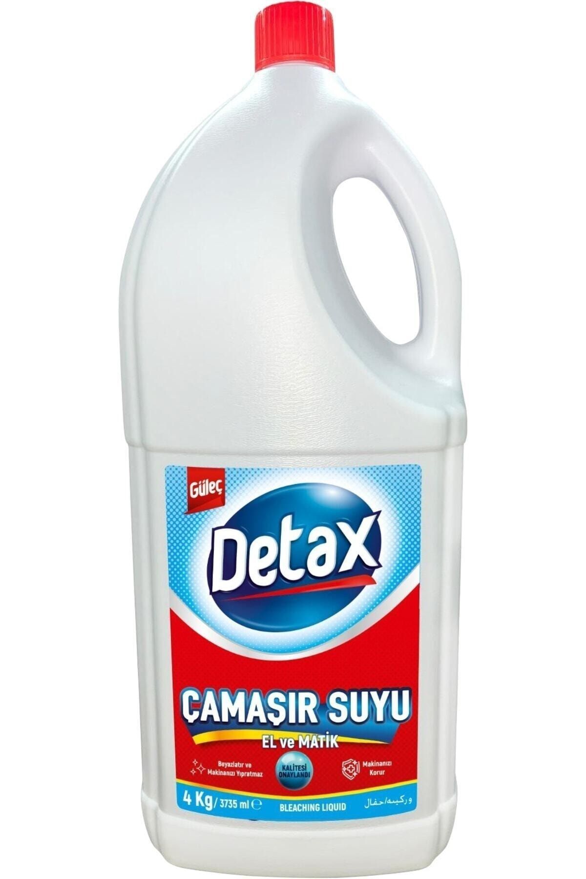 Detax El Ve Matik Çamaşır Suyu 4000 ml