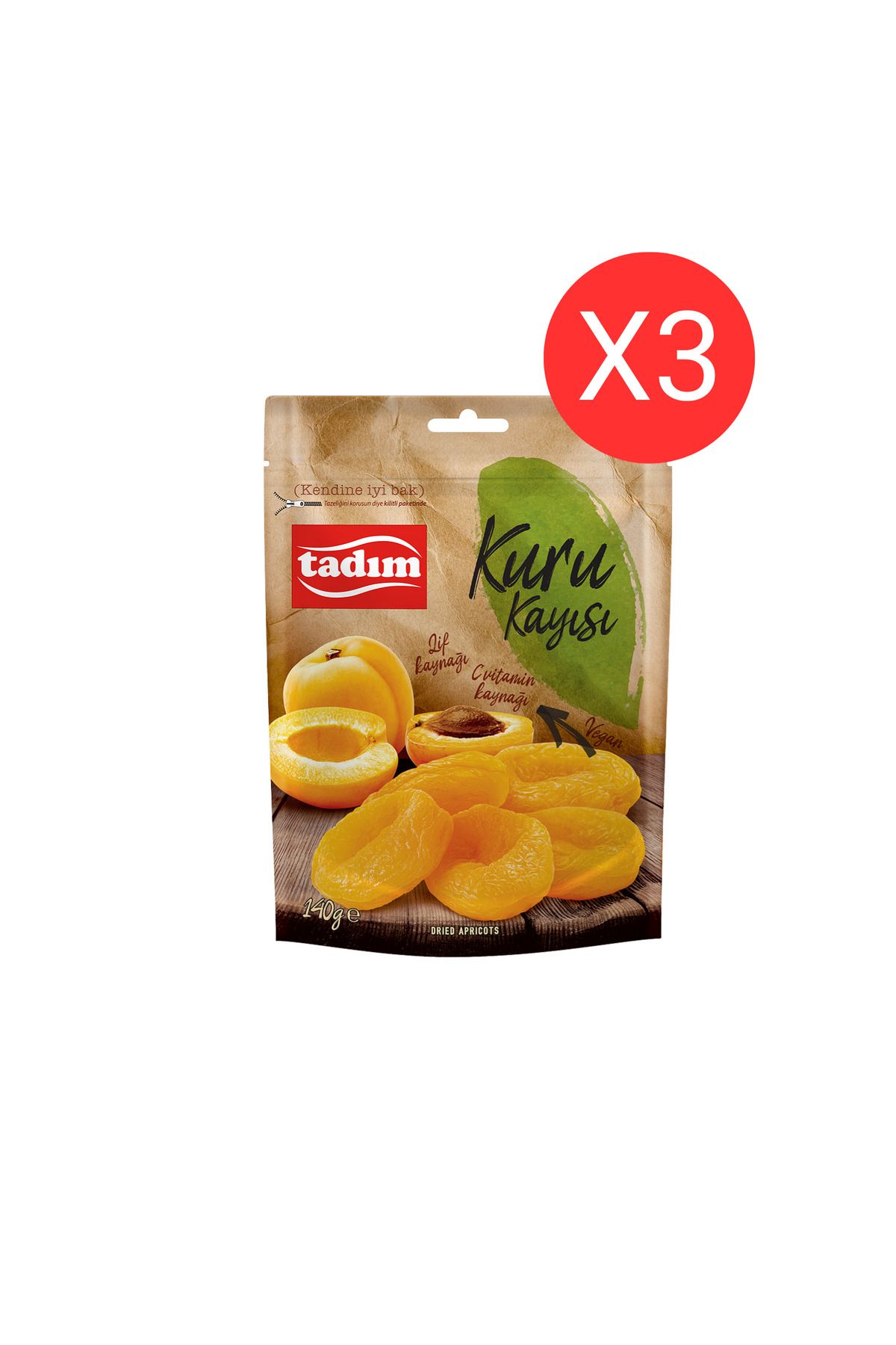 Tadım Kuru Kayısı 140 gr