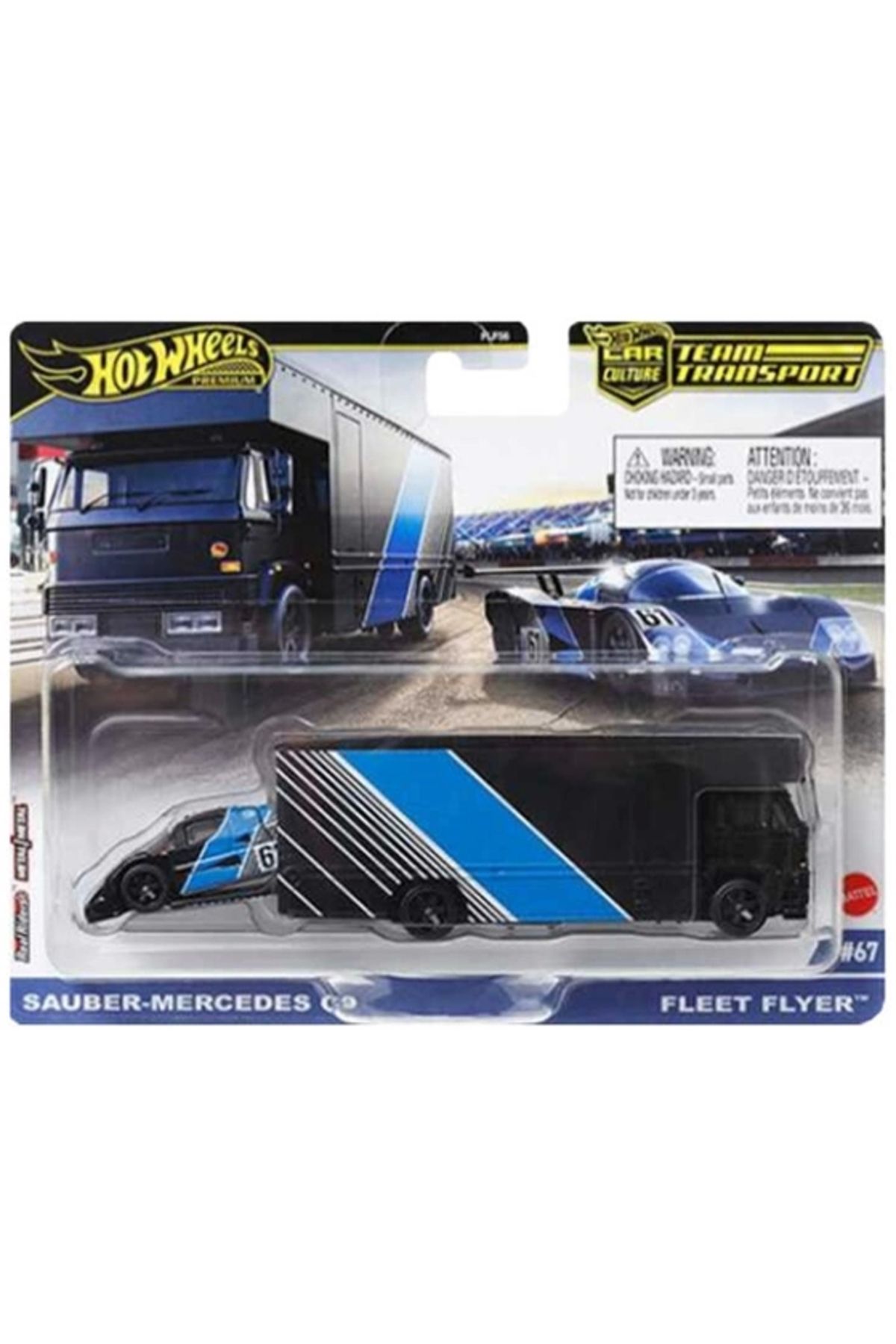 Hotwhells Hot Wheels Team Transport 2024 - Mix 2- Sauber-Mercedes C9