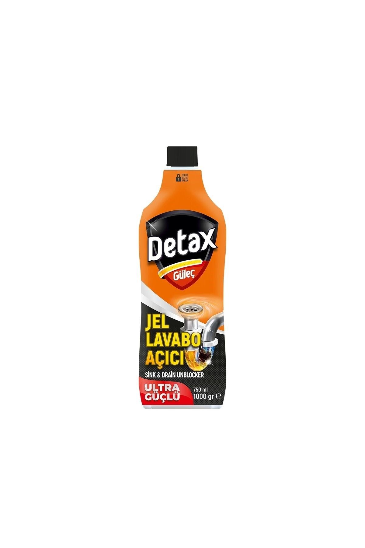 Detax Jel Lavabo Açıcı 1 Lt