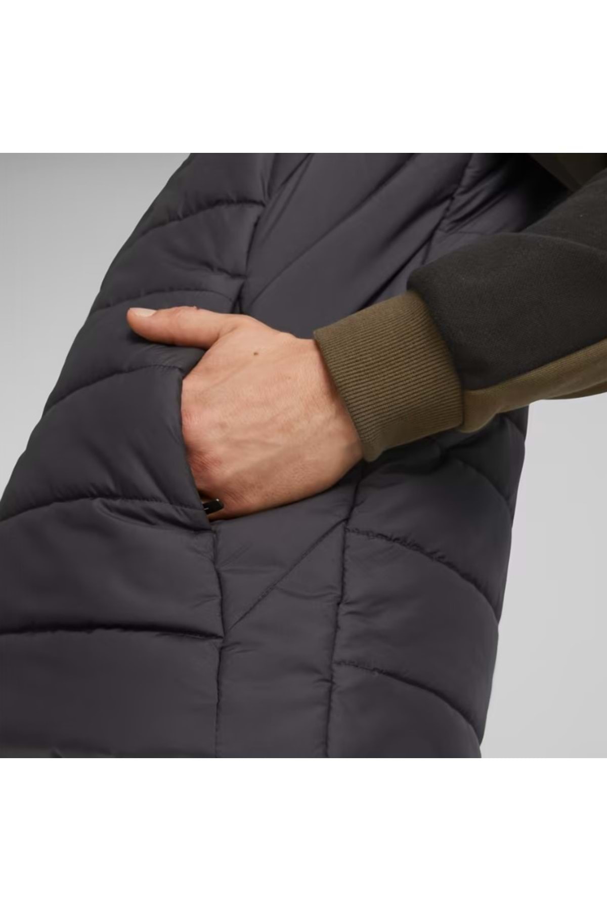 Puma Essential Padded Vest 848939-01 Erkek Günlük Stil Ceket Erkek Yelek SİYAH görsel 6