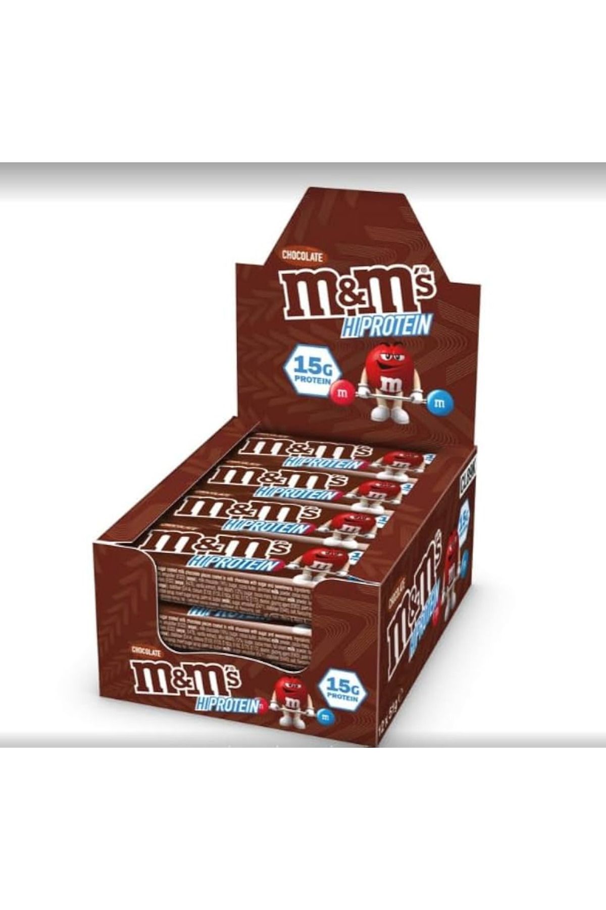 Mars M&M HI-PROTEİN BAR 12X51G - Chocolate