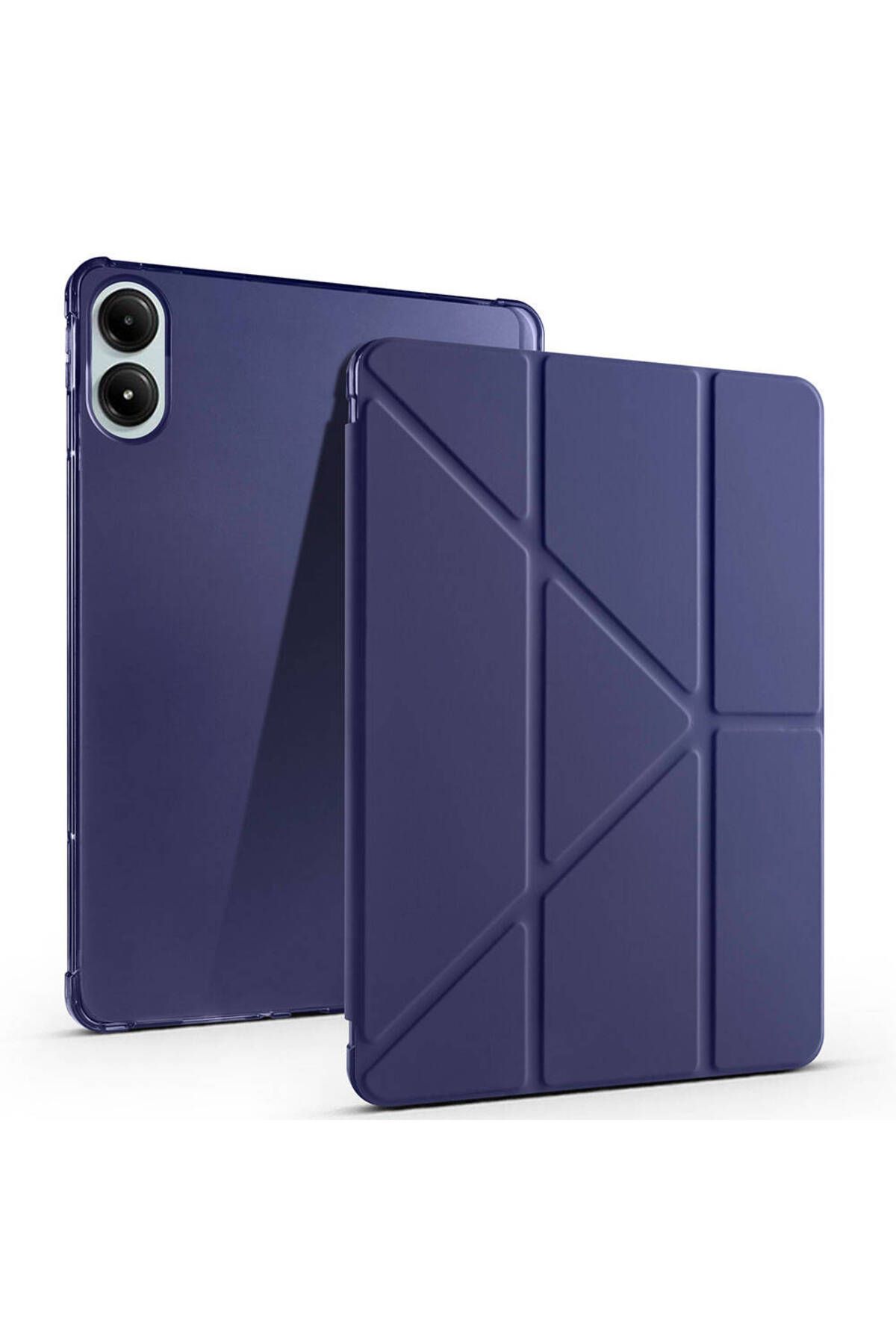 morfide-Xiaomi Poco Pad Compatible Case Tri Folding Stand Case with Pen Compartment 1