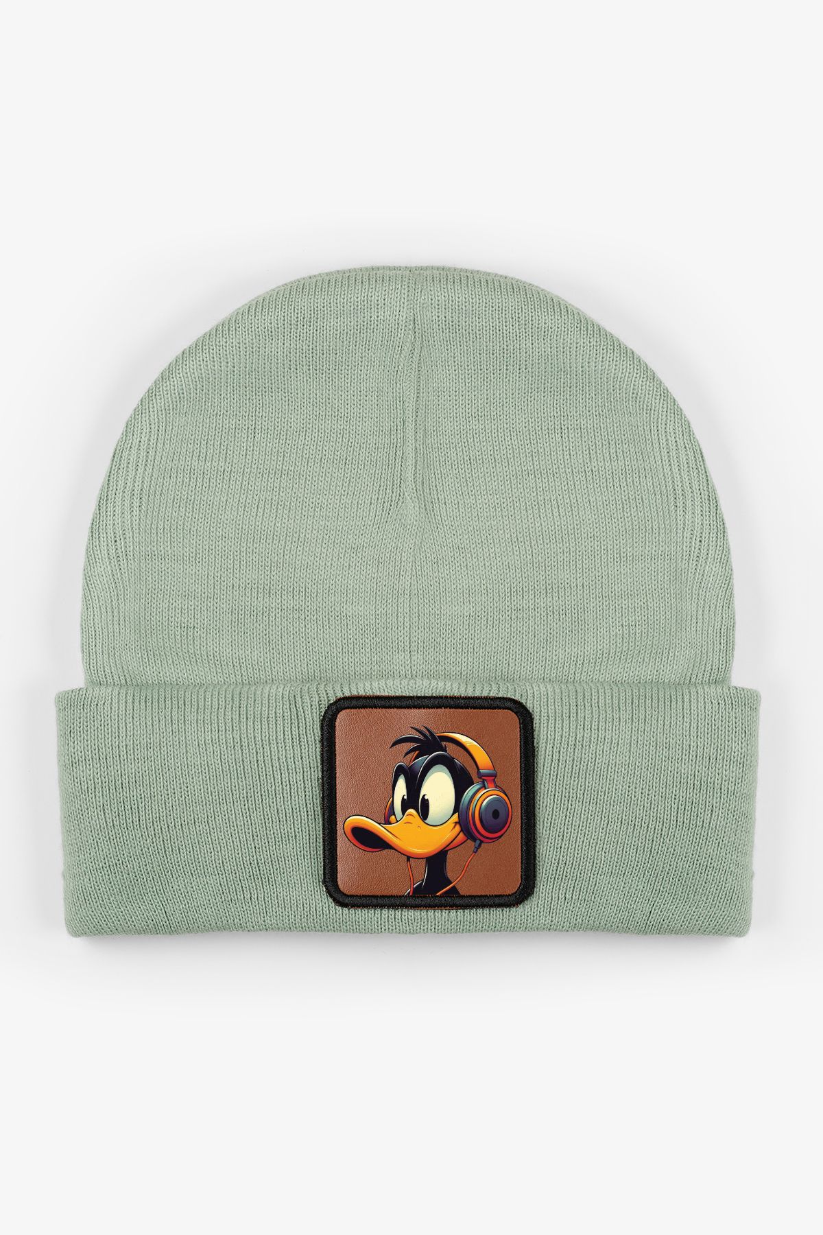 CraftID Daffy Duck Değiştirilebilir Patchli Mint Yeşili %100 Akrilik Unisex Bere