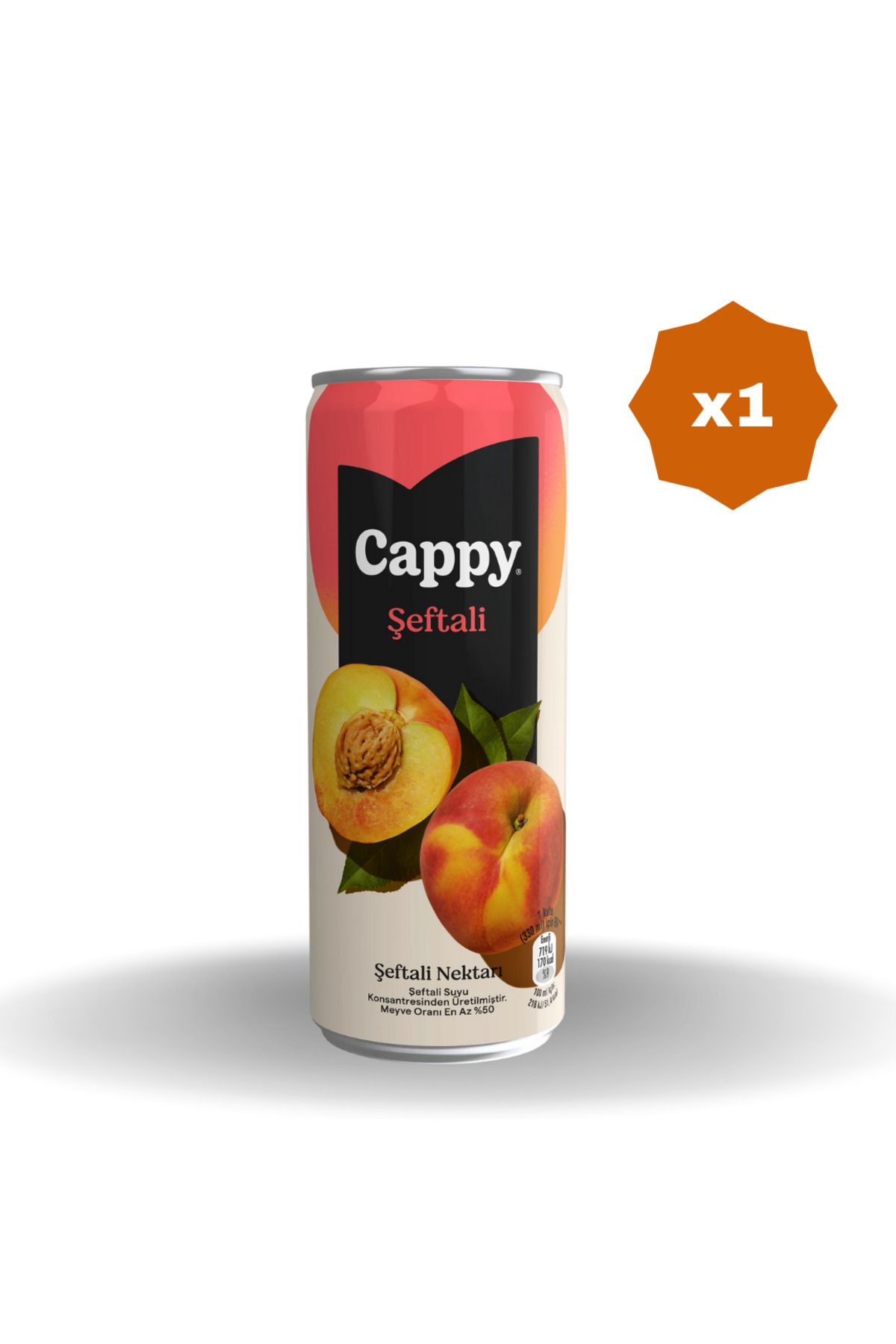 Cappy ŞEFTALİ NEKTARI KUTU 330 ML - (1 ADET)