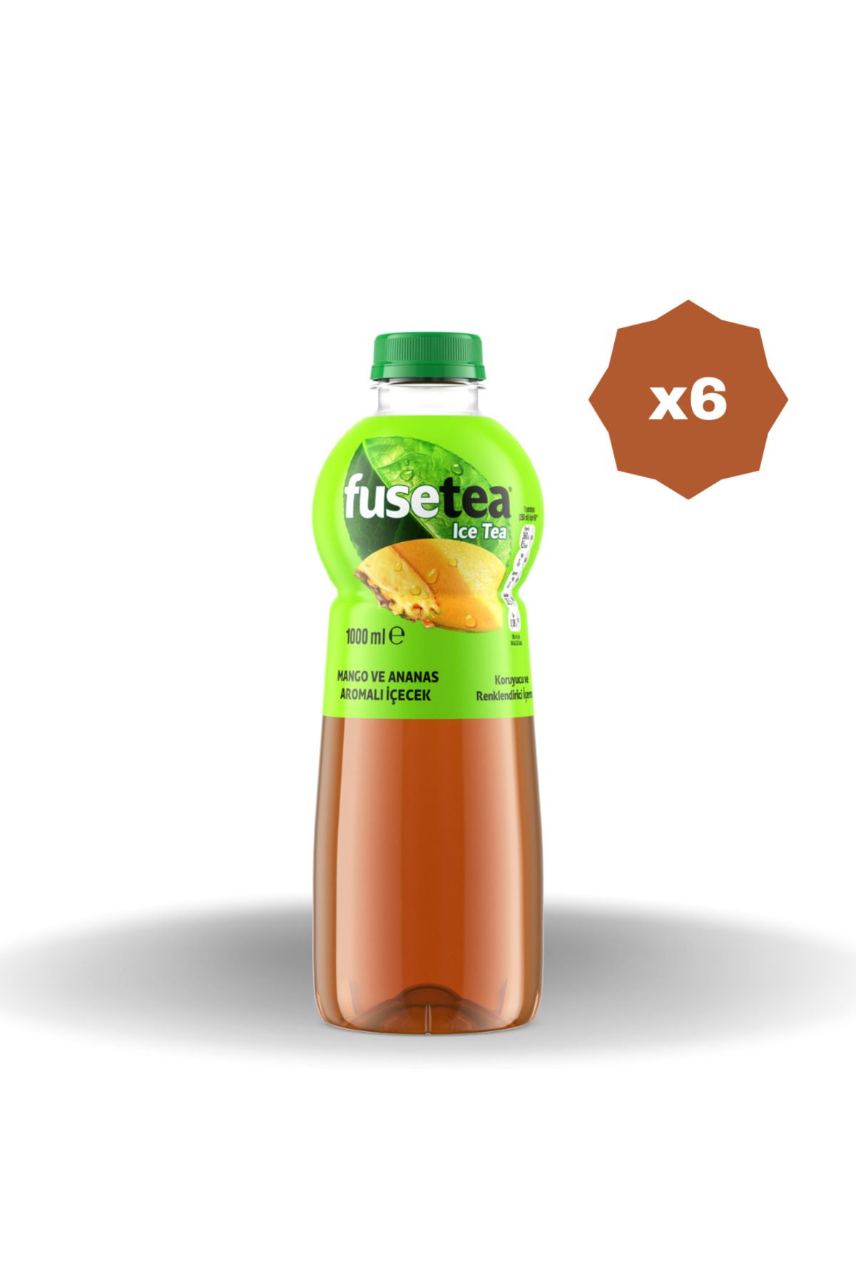 Fuse Tea PET MANGO-ANANAS 1 LT - (6 ADET)