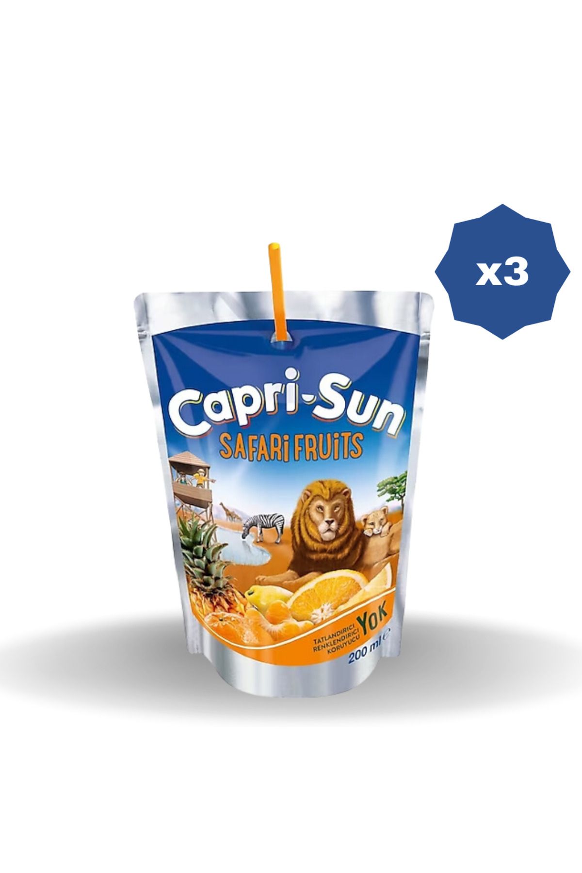 Capri - Sun CAPRİ SUN SAFARİ 200 ML - (3 ADET)