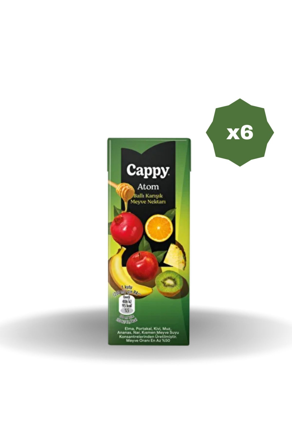 Cappy ATOM MEYVE NEKTARI 200 ML - (6 ADET)