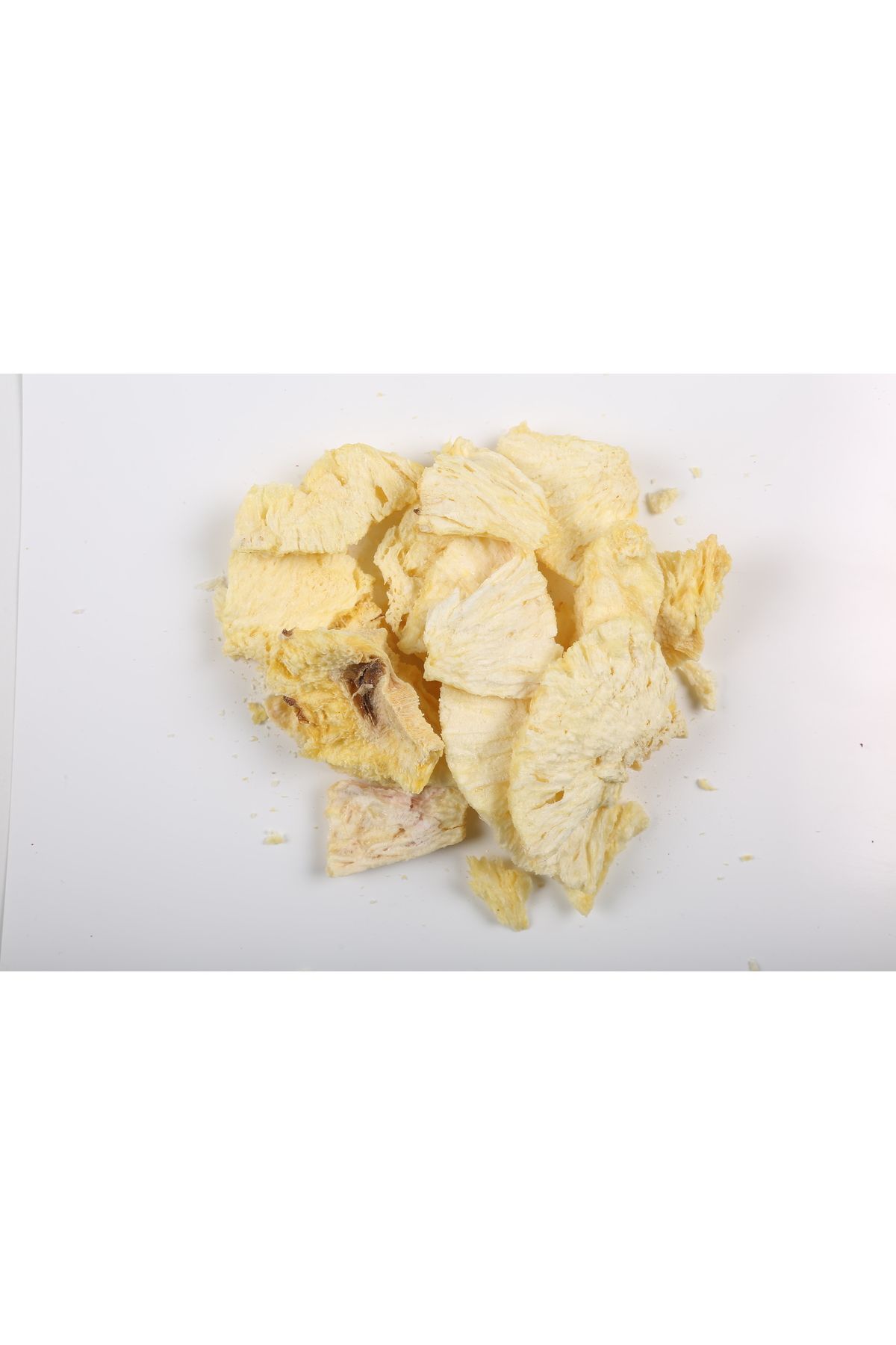 Gida Dondurularak Kurutulmuş Ananas 20 GR, %100 Vegan, Glutensiz Kurutulmuş Meyveler