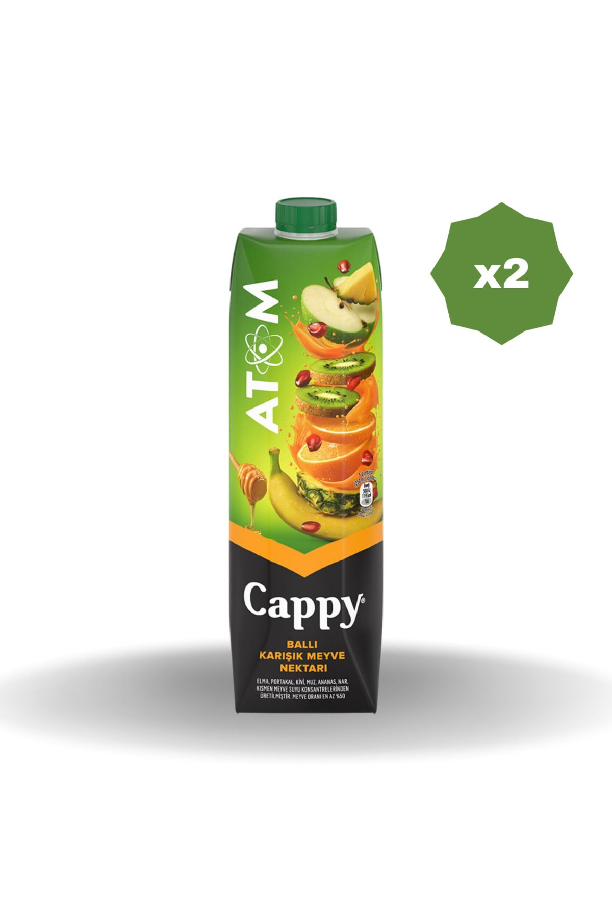 Cappy BALLI ATOM NEKTARI 1 LT - (2 ADET)