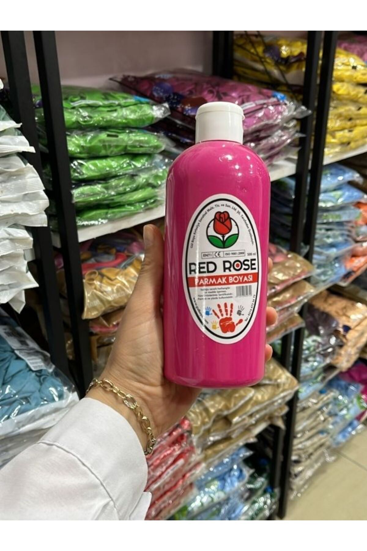 BALON HOME Akrilik Hobi Boyası Redrose 10 Farklı Renk Seçenekleri ile (500ml)