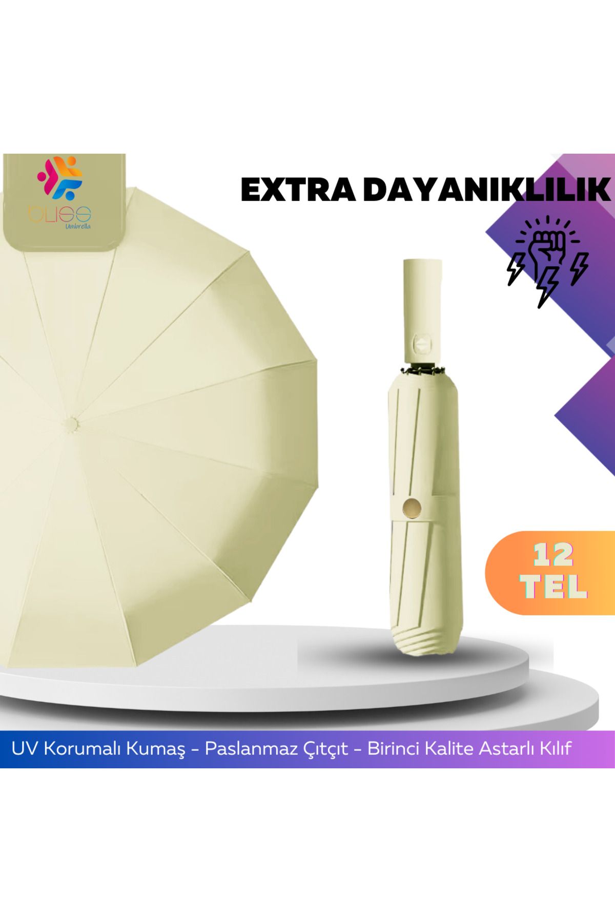 bliss umbrella 12 Telli Otomatik Şemsiye