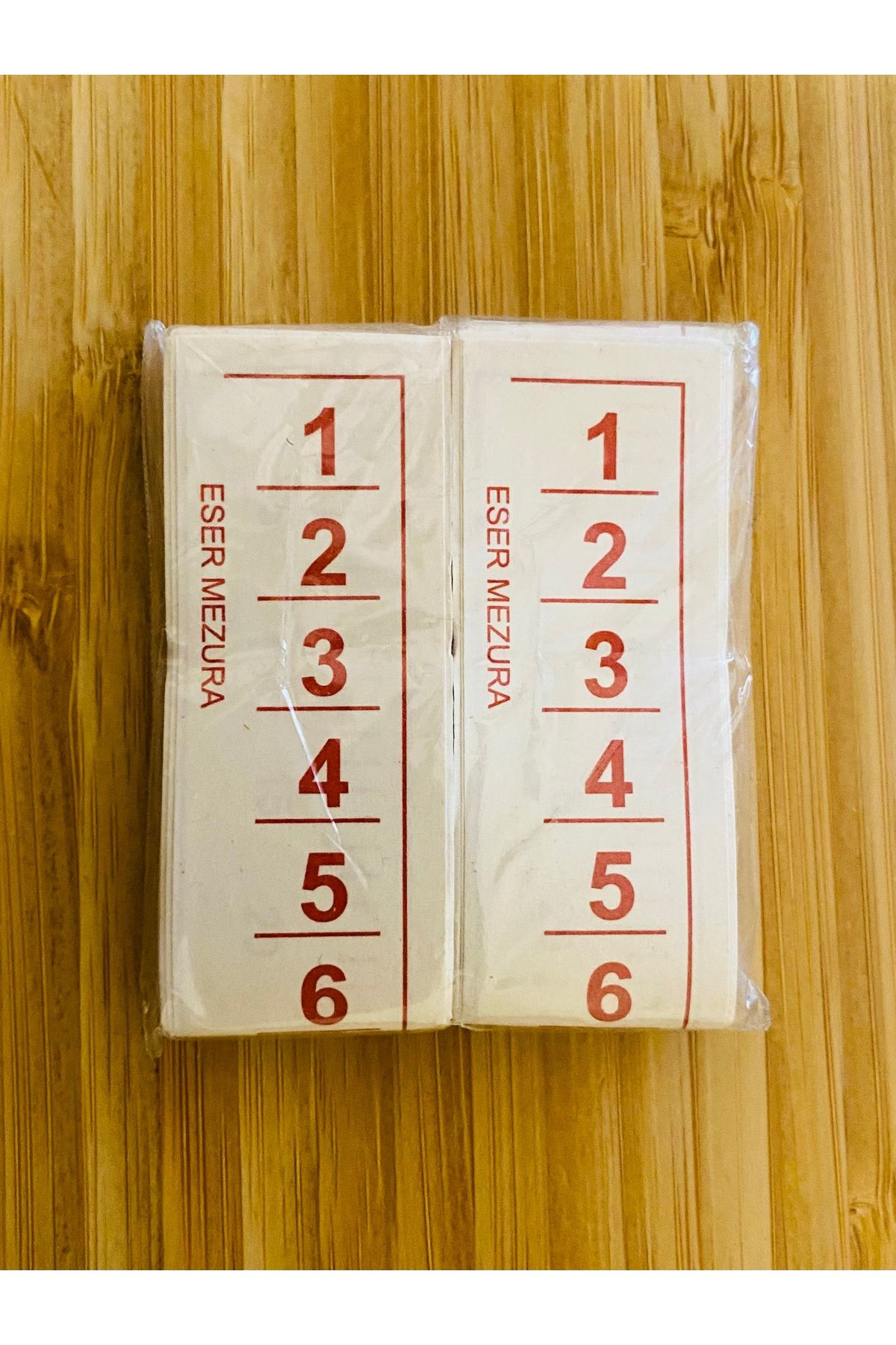 Öztürk-Esel Ruler Set, 2 Sets in a Package. 7 Pieces Each Set Paper Scale Tape Measure. 1 Pack. 2