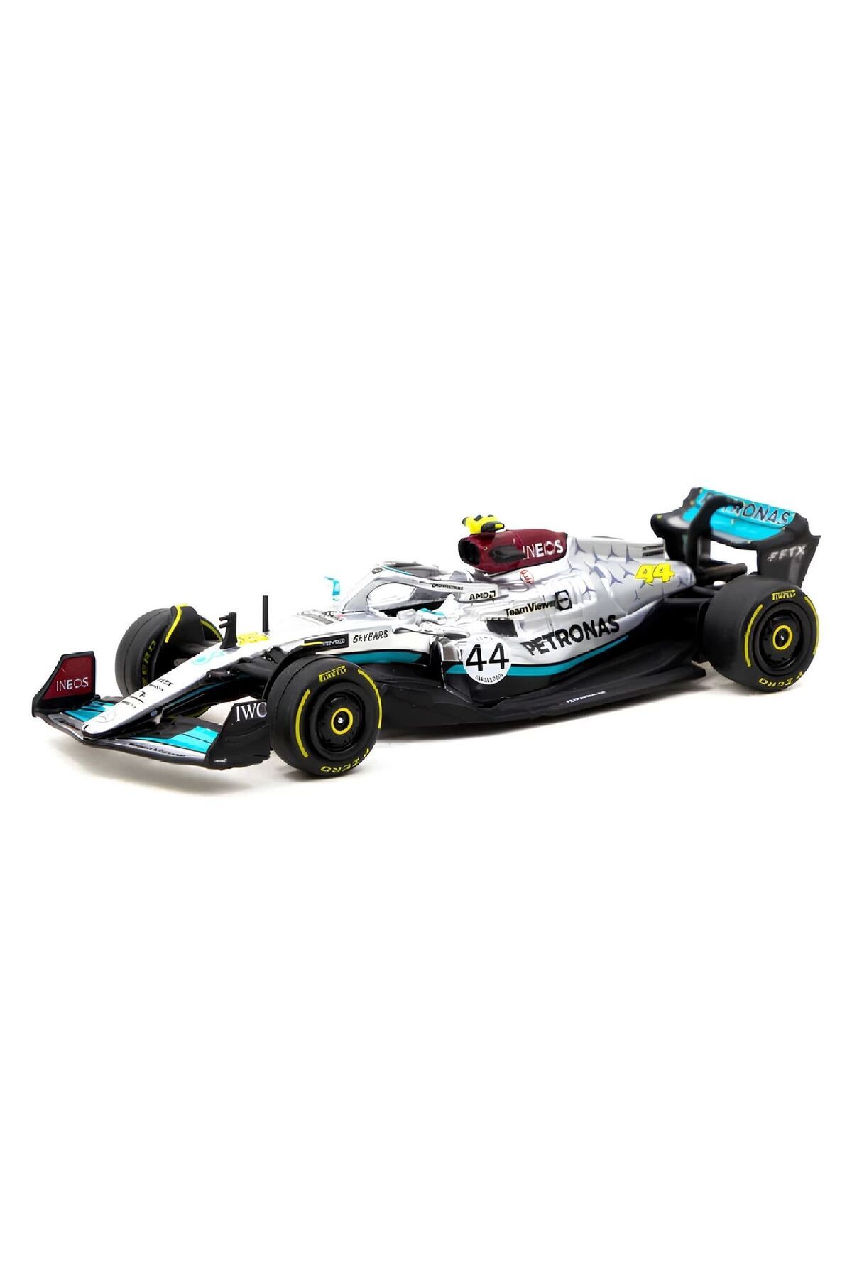 Oyuncakmatik 1:64 Diecast Mercedes-AMG F1 W13 E Performance Belgian Grand Prix 2022 Tarmac Model Araba