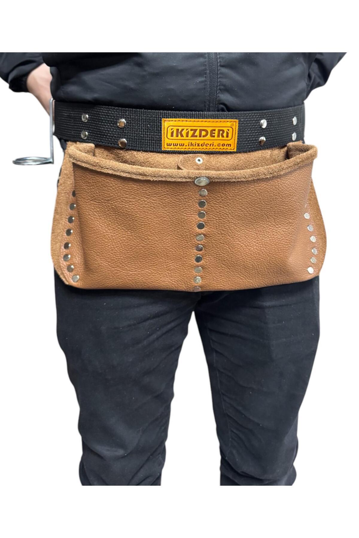 İKİZ DERİ ÜRÜNLERİ 2 BÖLMELİ HAKİKİ DERİ ÇİVİ ÖNLÜĞÜ