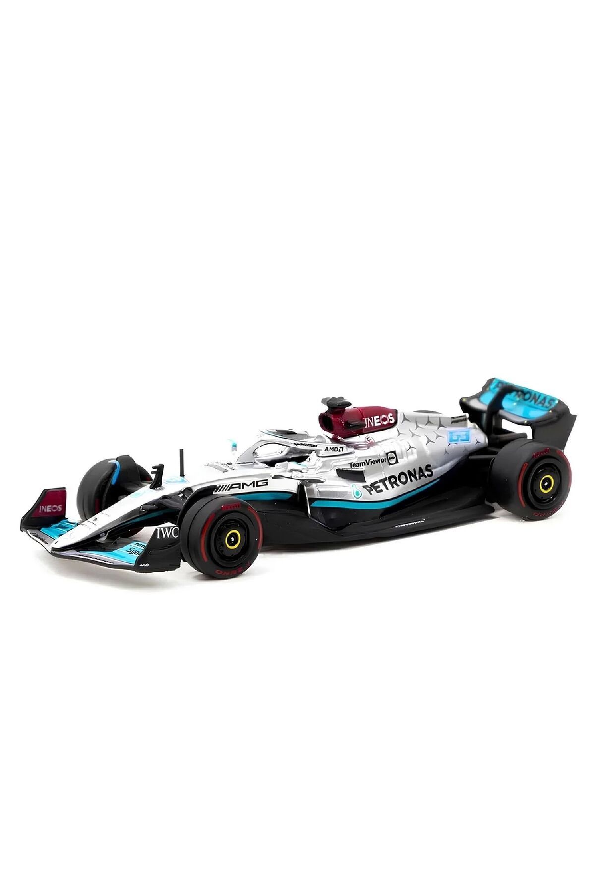 Oyuncakmatik 1:64 Diecast Mercedes-AMG F1 W13 E Performance Sao Paulo Grand Prix 2022 Winner