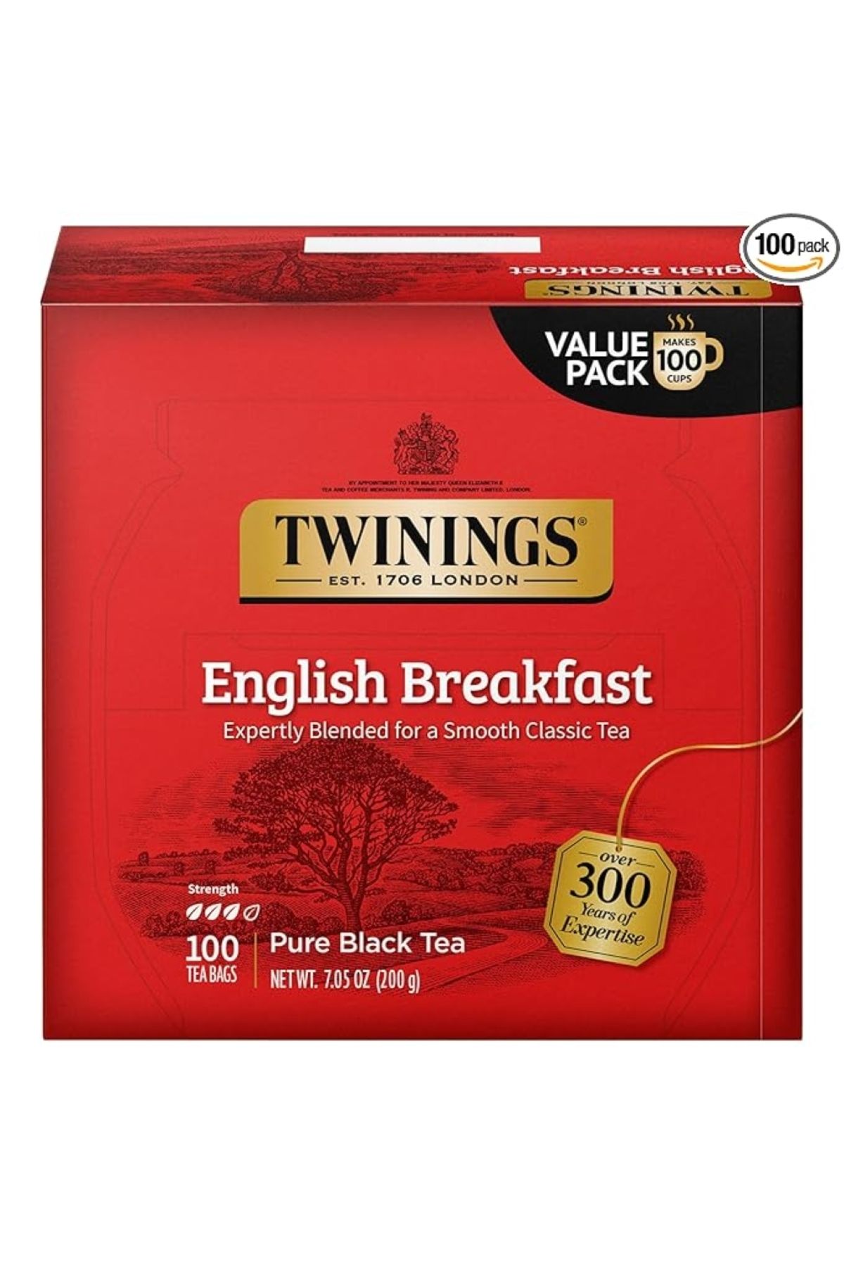 Twinings English Breakfast Tea 100lü Bardak Poşet Çay 200 gram