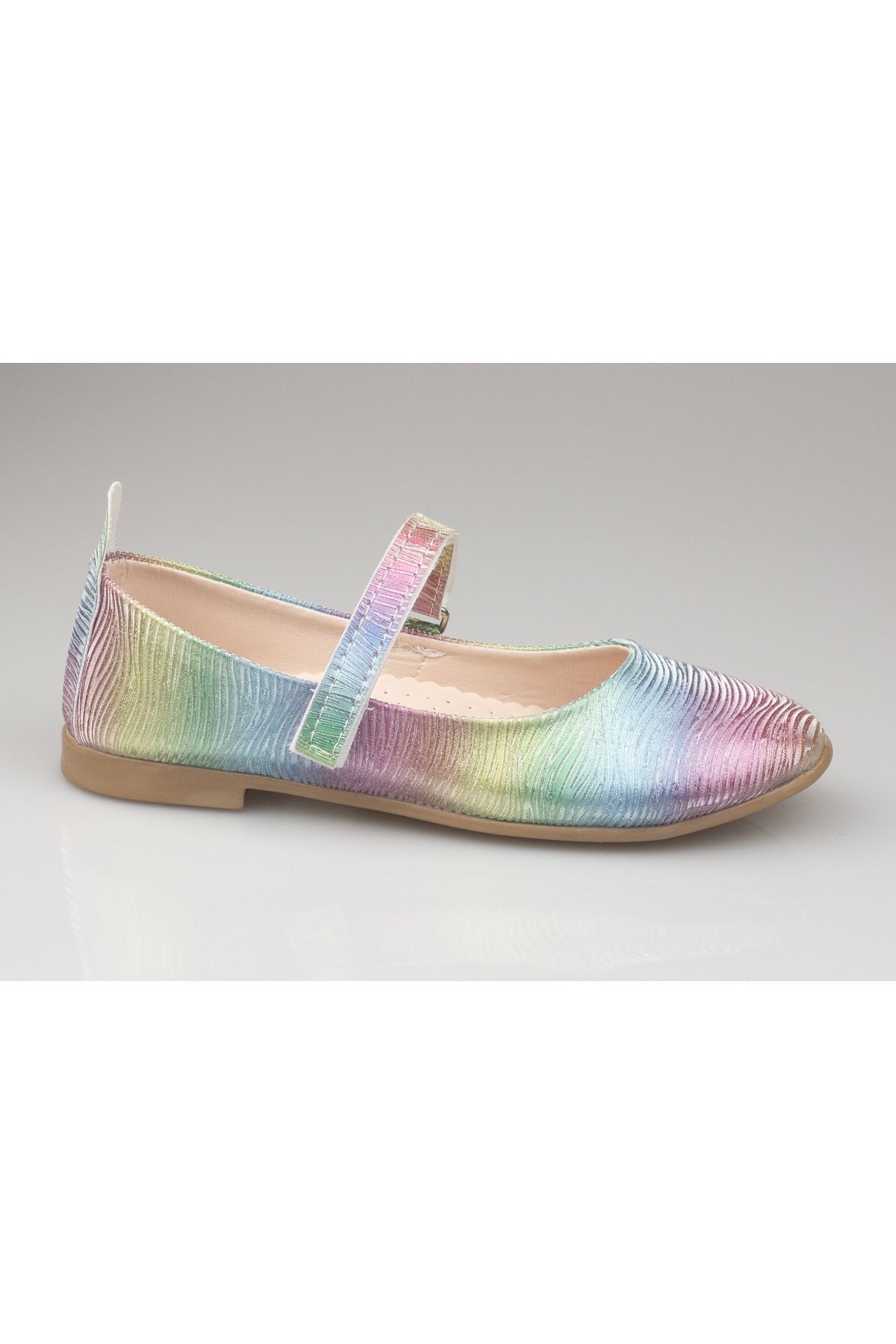 JOJO KIDS-Girl's Orthopaedic Ballet Flats - Velcro and Non-Slip Sole 5