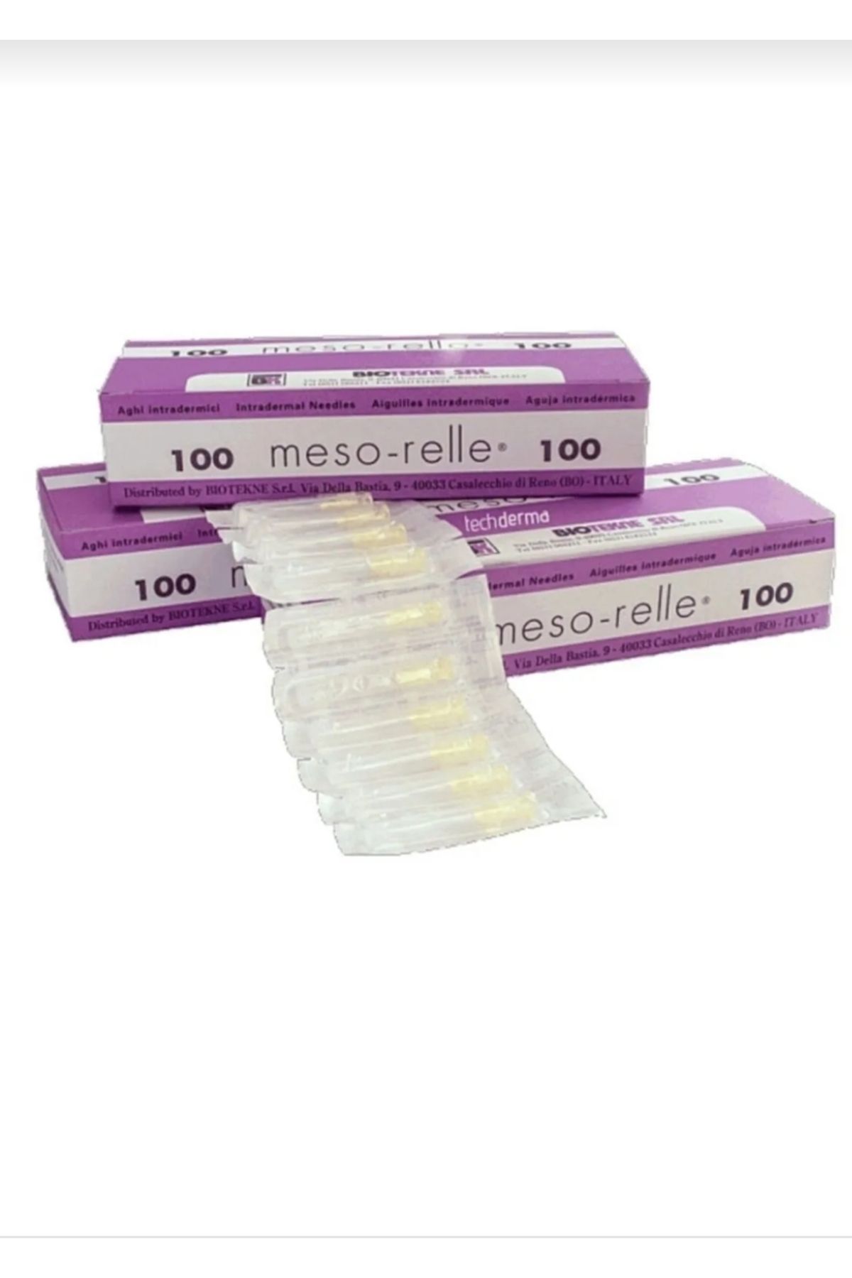 mesorelle Meso-relle Mezoterapi 30g 4 mm 100 adet
