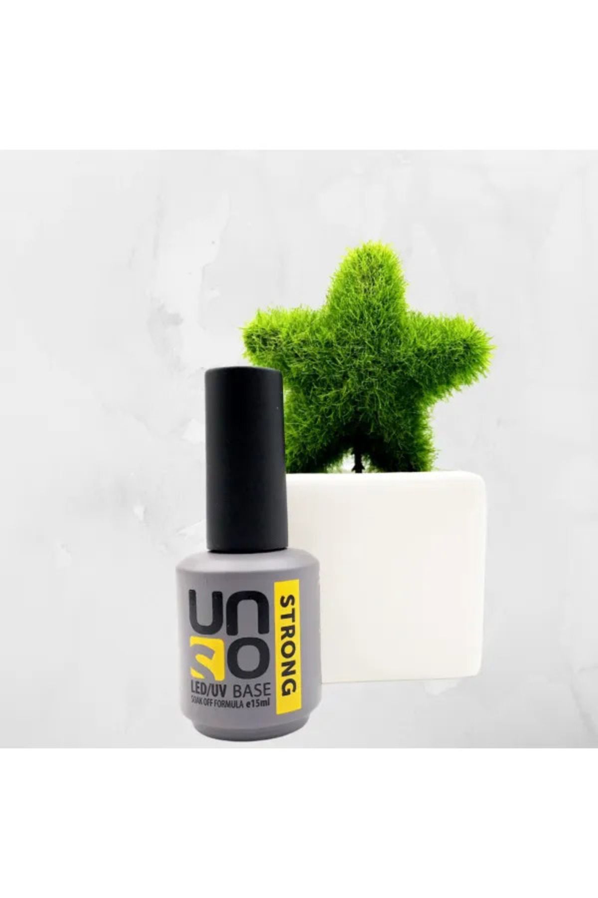 UNO GELPOLİSH Strong Shield Top Coat 15ml / Strong Base Coat 15ml