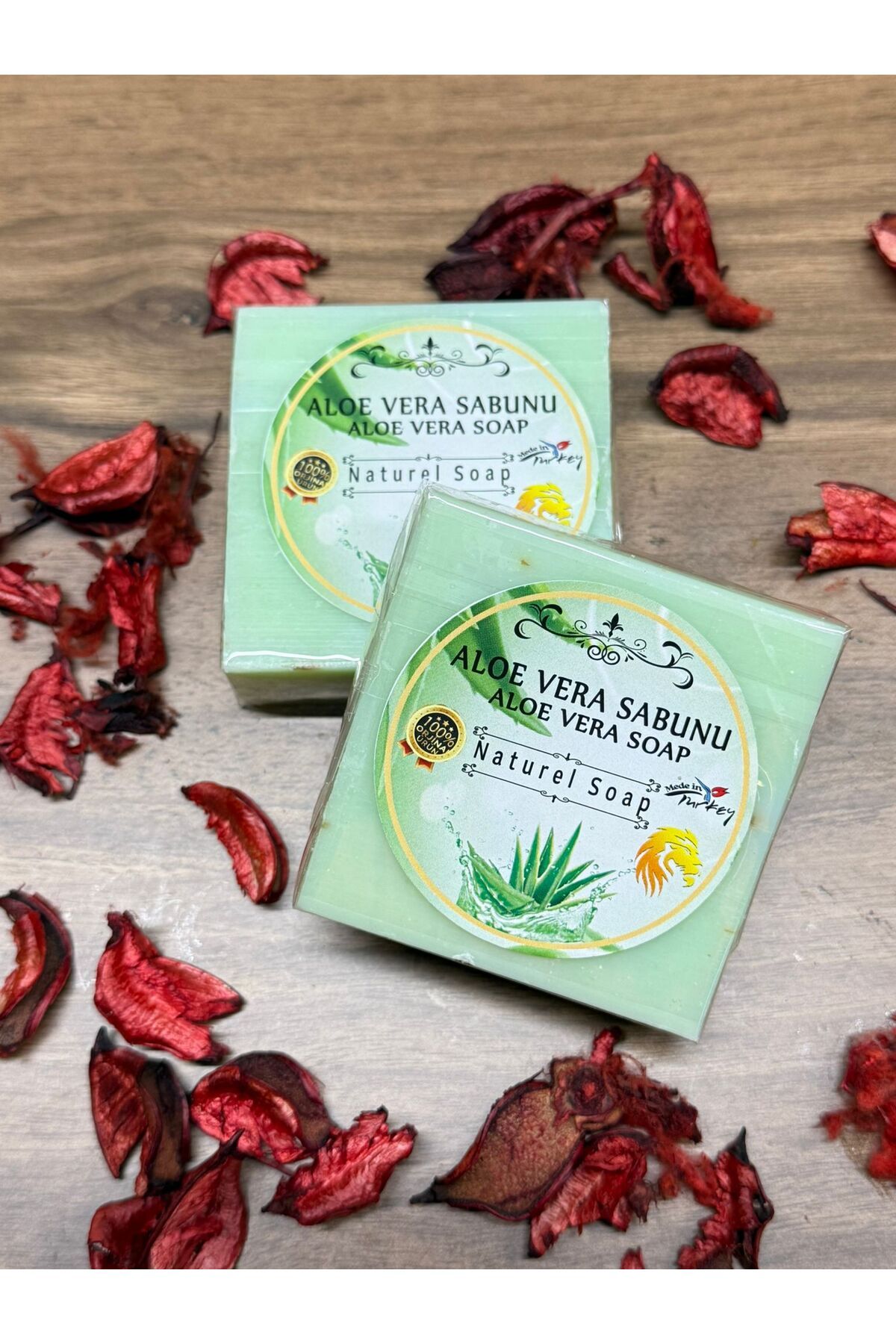 LAYLAEVENTS Doğal Aloe Vera Sabunu - 140gr