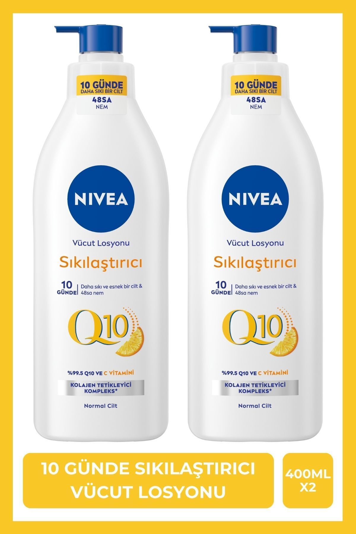 NIVEA Sıkılaştırıcı Losyonu 4000ml, Esnek Ve Elastik Cilt, X2 Adet SAKLI G