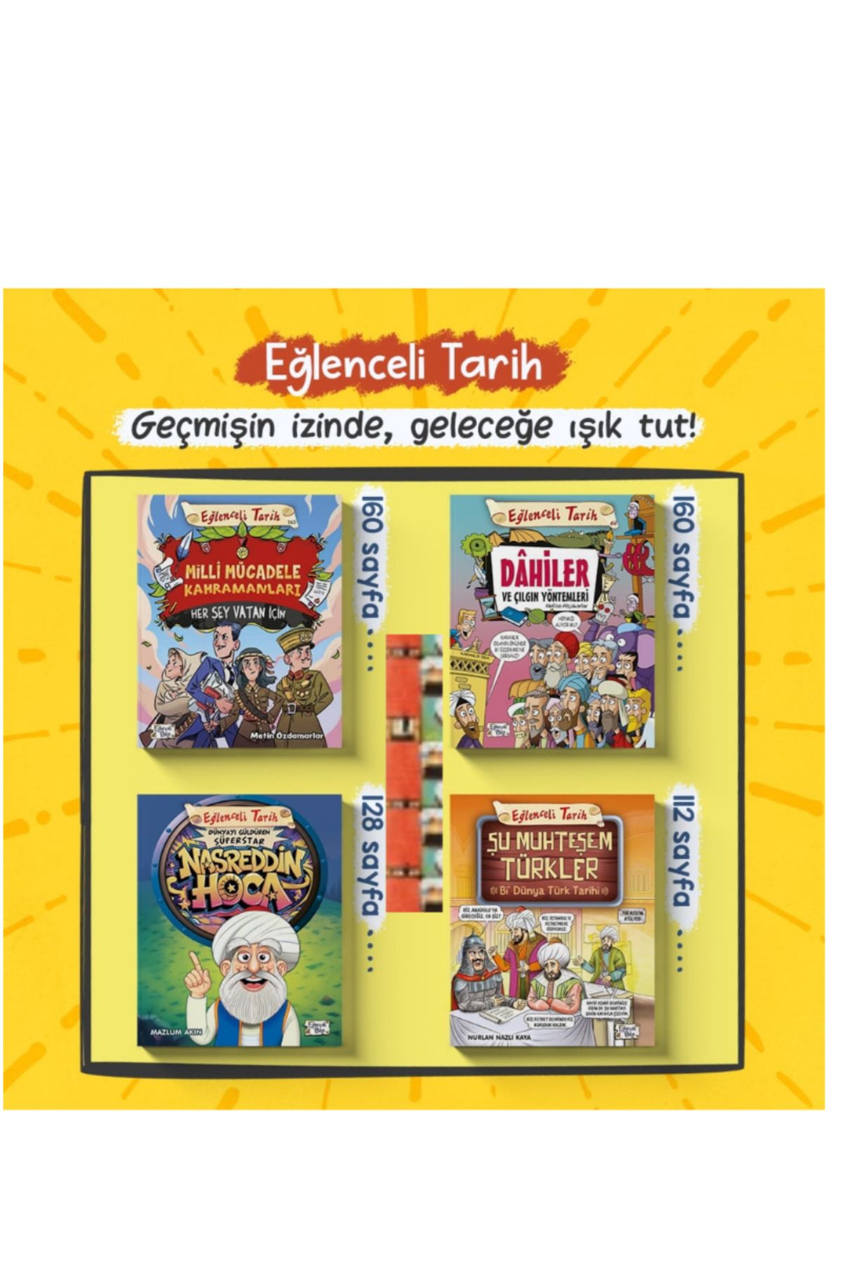 Eğlenceli Bilgi Yayınları 6.7.SINIF-Milli Mücadele Kahramanları,Dahiler Ve Çılgın Yöntemleri,Nasreddin Hoca,Şu MuhteşemTürkler