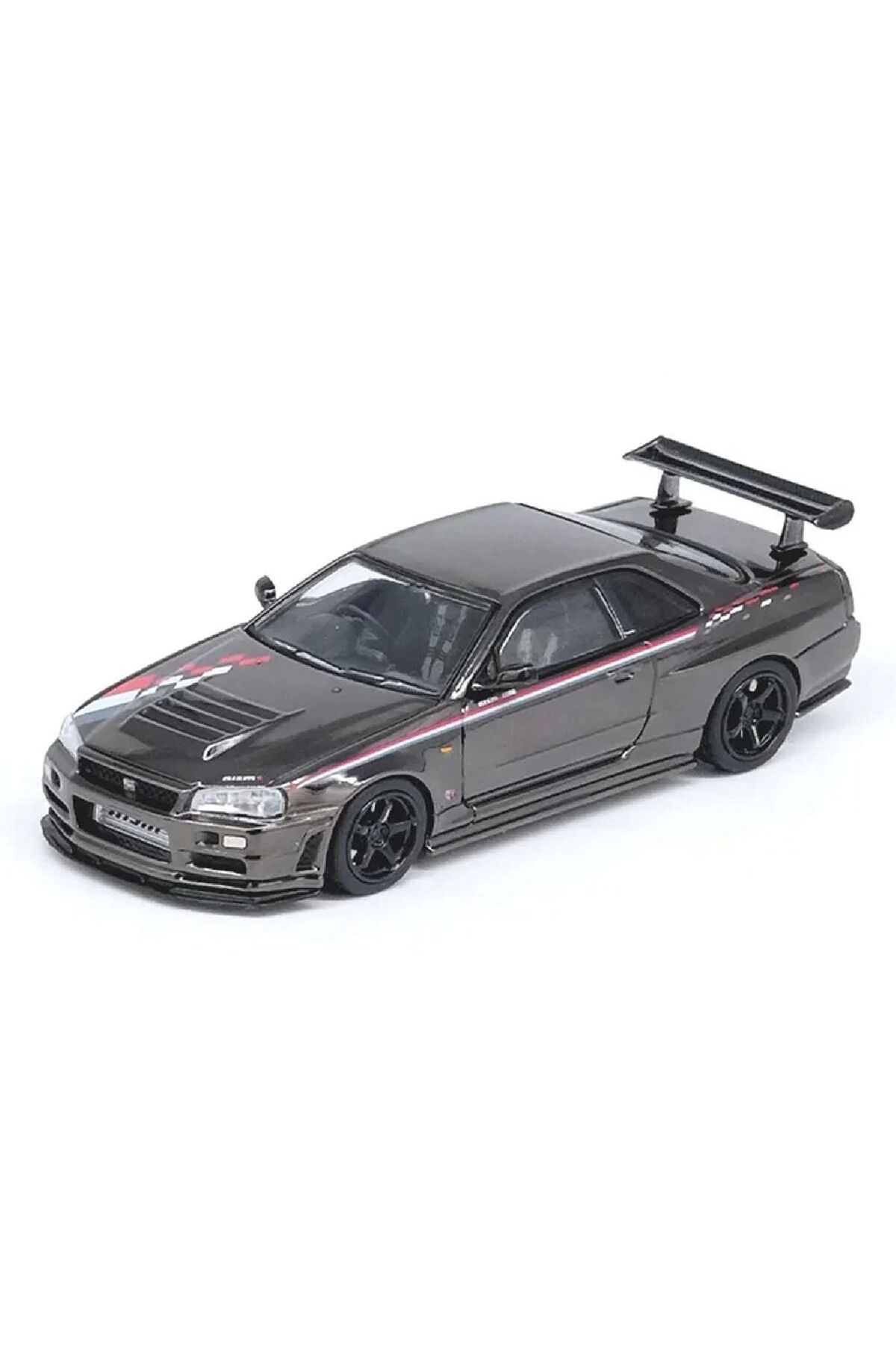 Oyuncakmatik 1:64 Diecast Nissan Skyline Nismo R-Tune Black Inno Model Araba