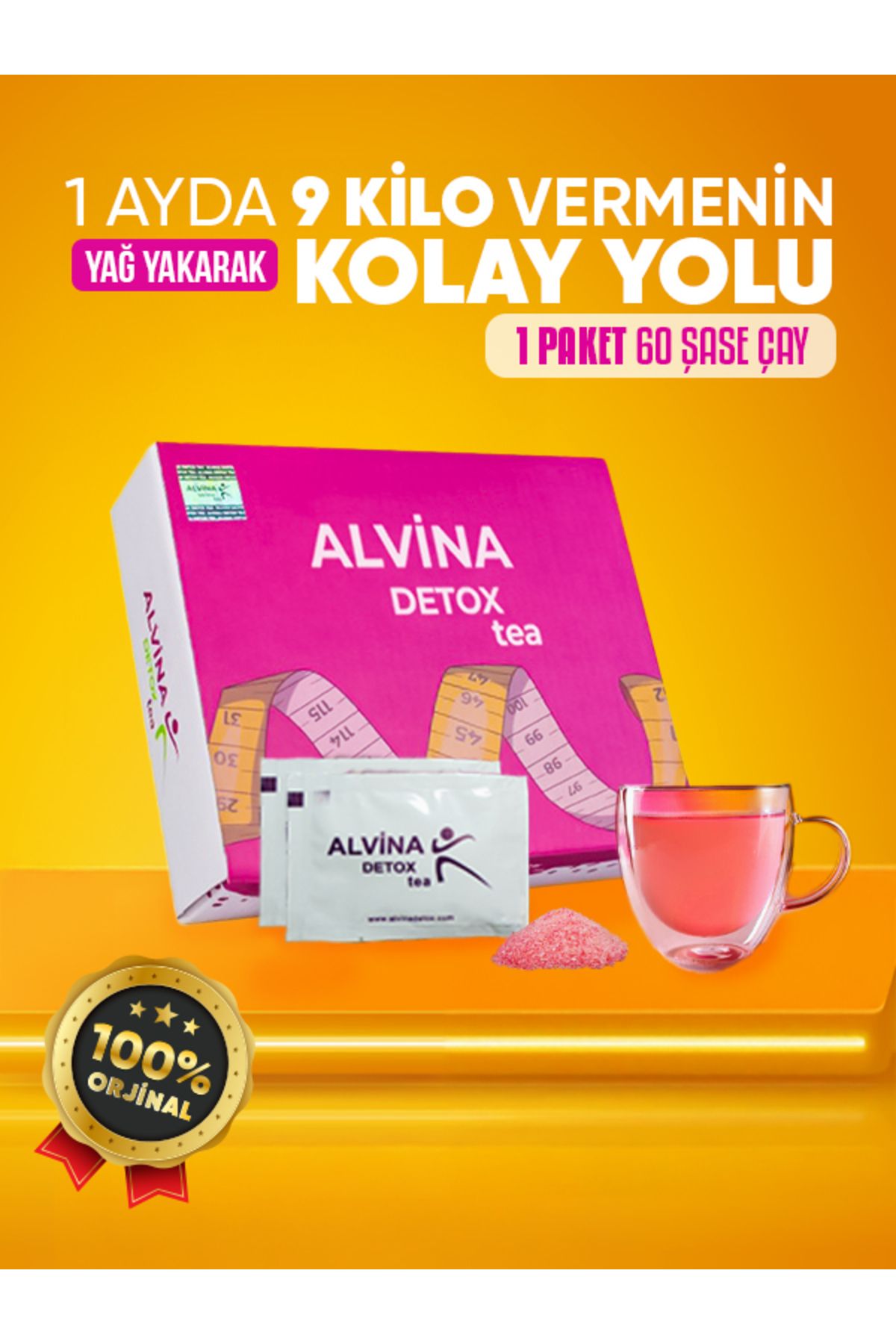 ALVİNA DETOKS Alvina Detox Çayı Tekli Paket